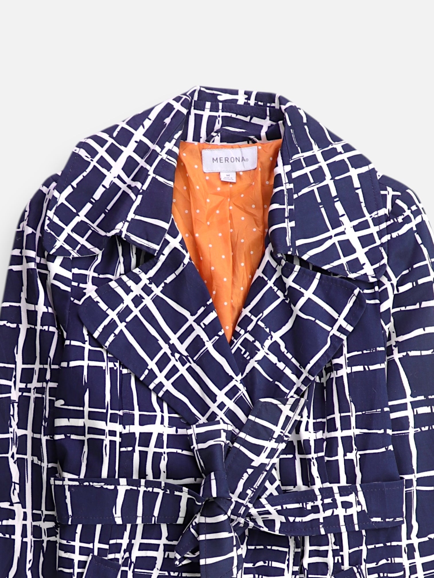 MERONA Abrigo Trench Coat Casual - Mujer - Medium