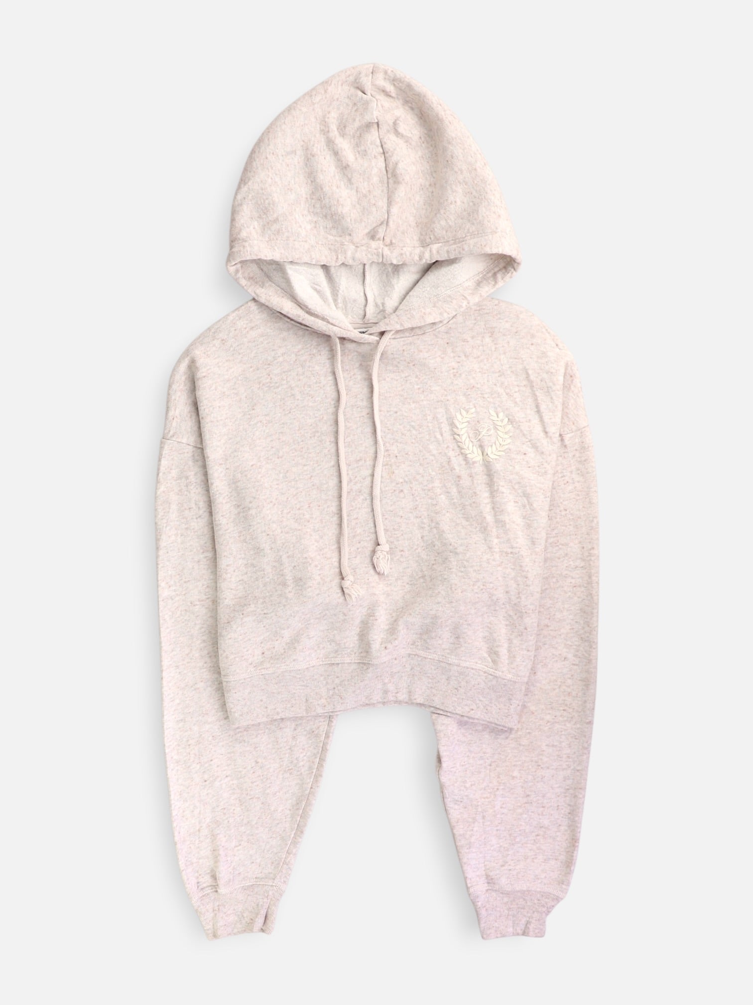 Victoria Secret Sudadera Hoodie Crop Top - Mujer - Small
