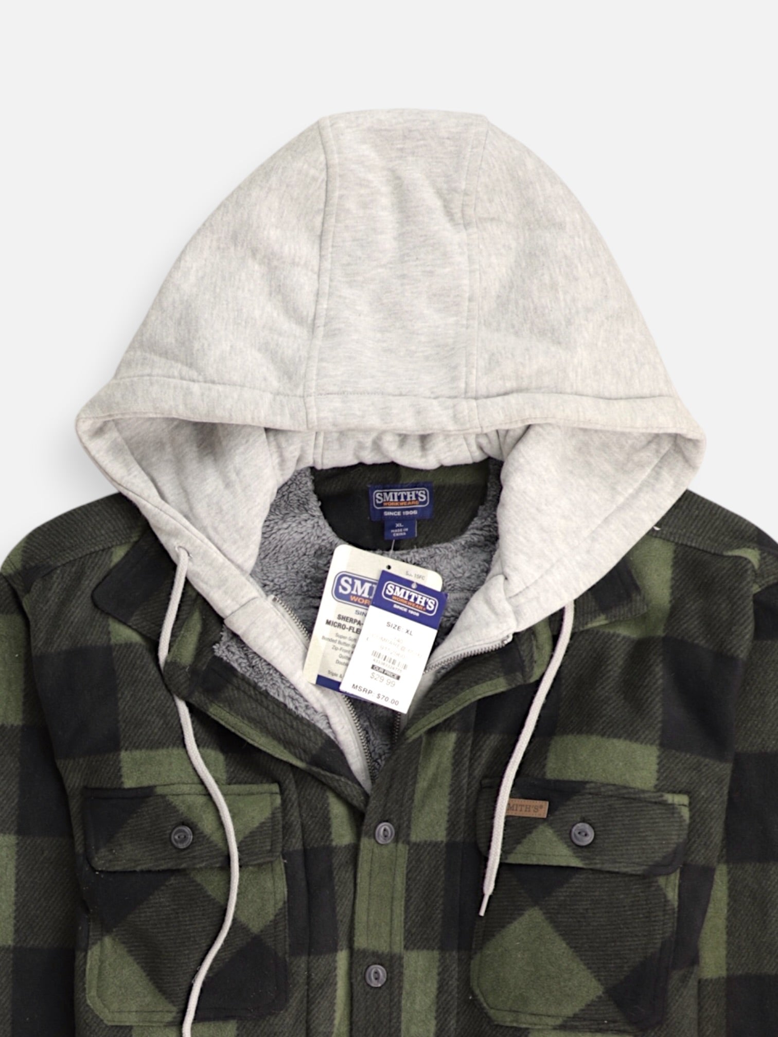 Chaqueta Sobrecamisa Color Block - Hombre - XL