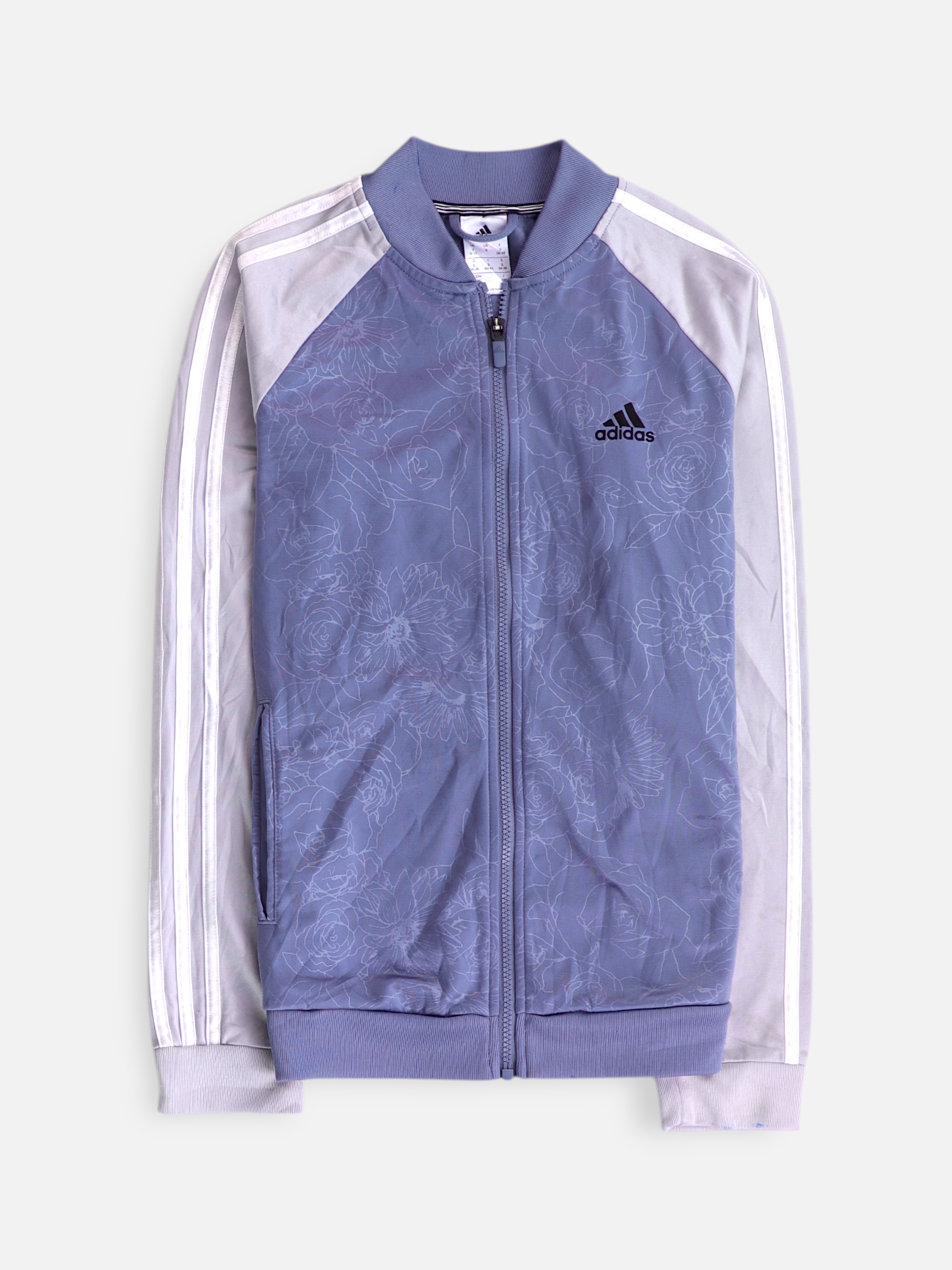 Adidas Sudadera Fleece Color Block - Mujer - Small