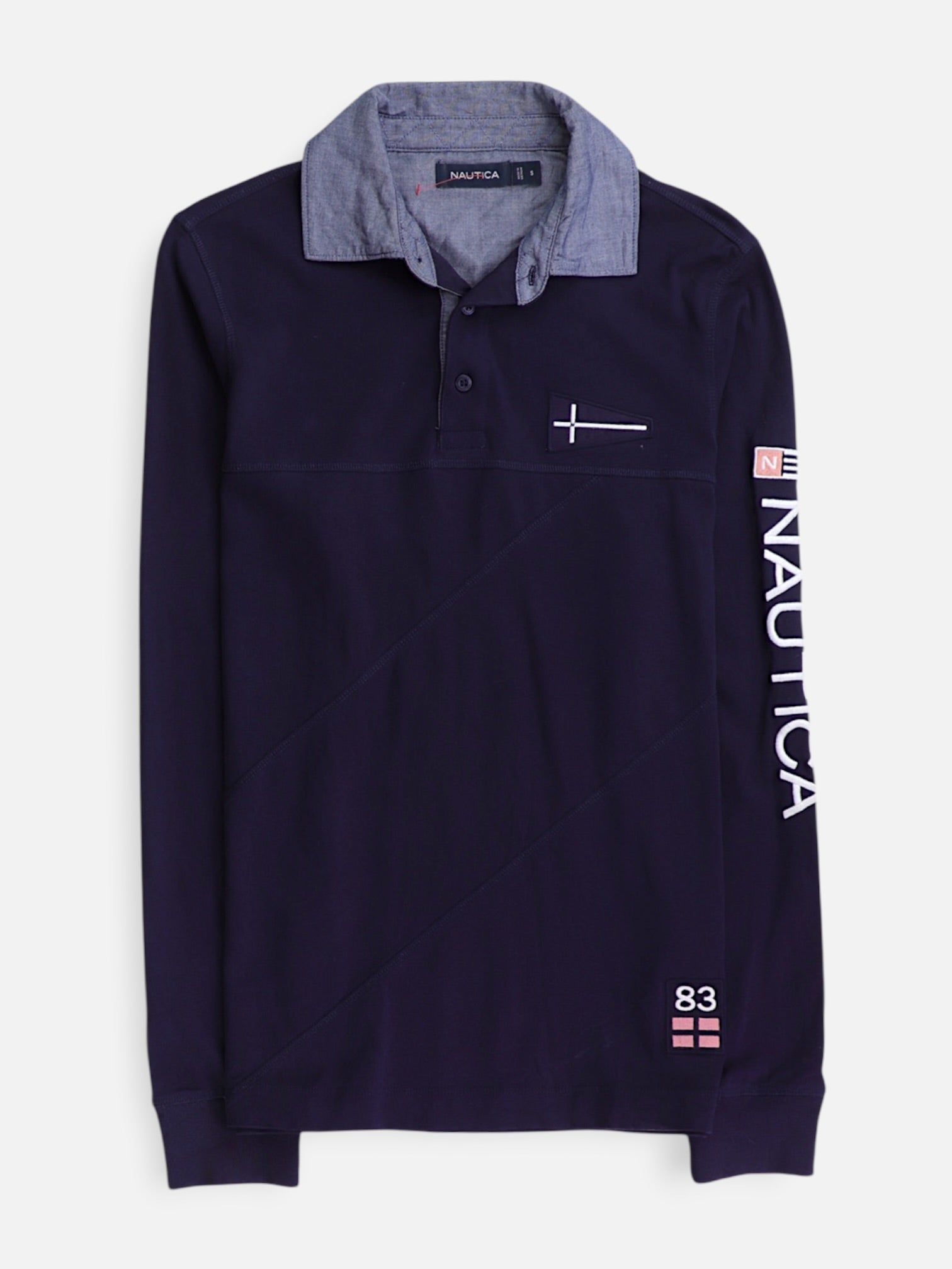 Nautica Camisa Casual - Hombre - Small