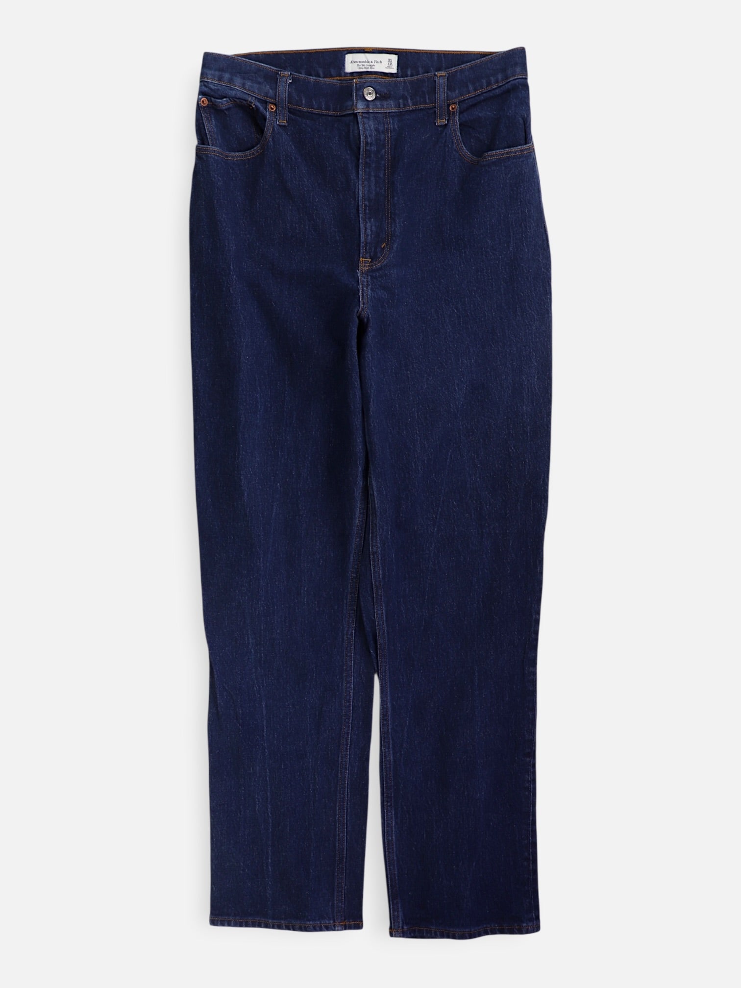 Abercrombie & Fitch Jean High Rise Straight Denim - Mujer - 12