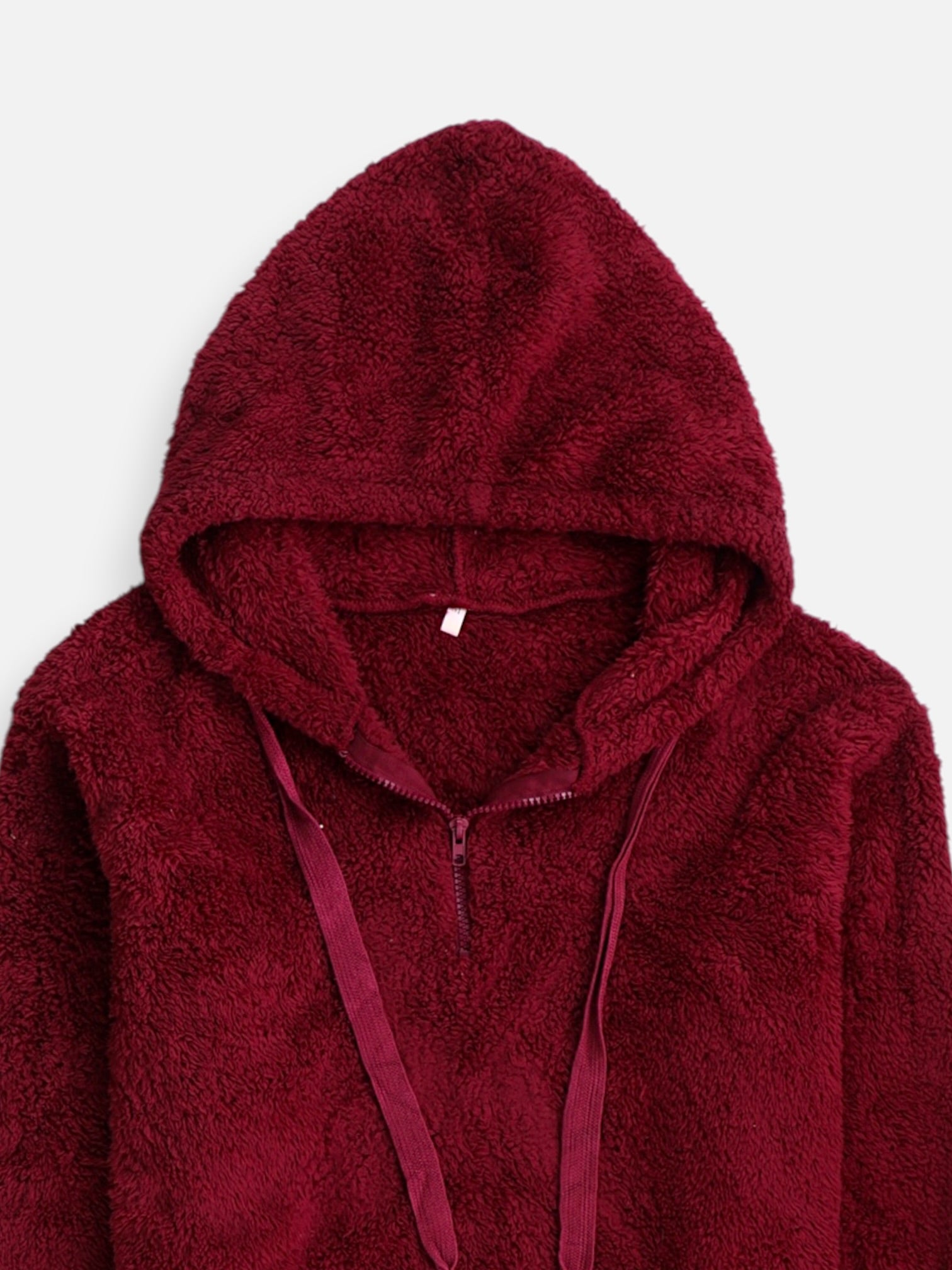 Sudadera Hoodie Teddy - Hombre - Medium