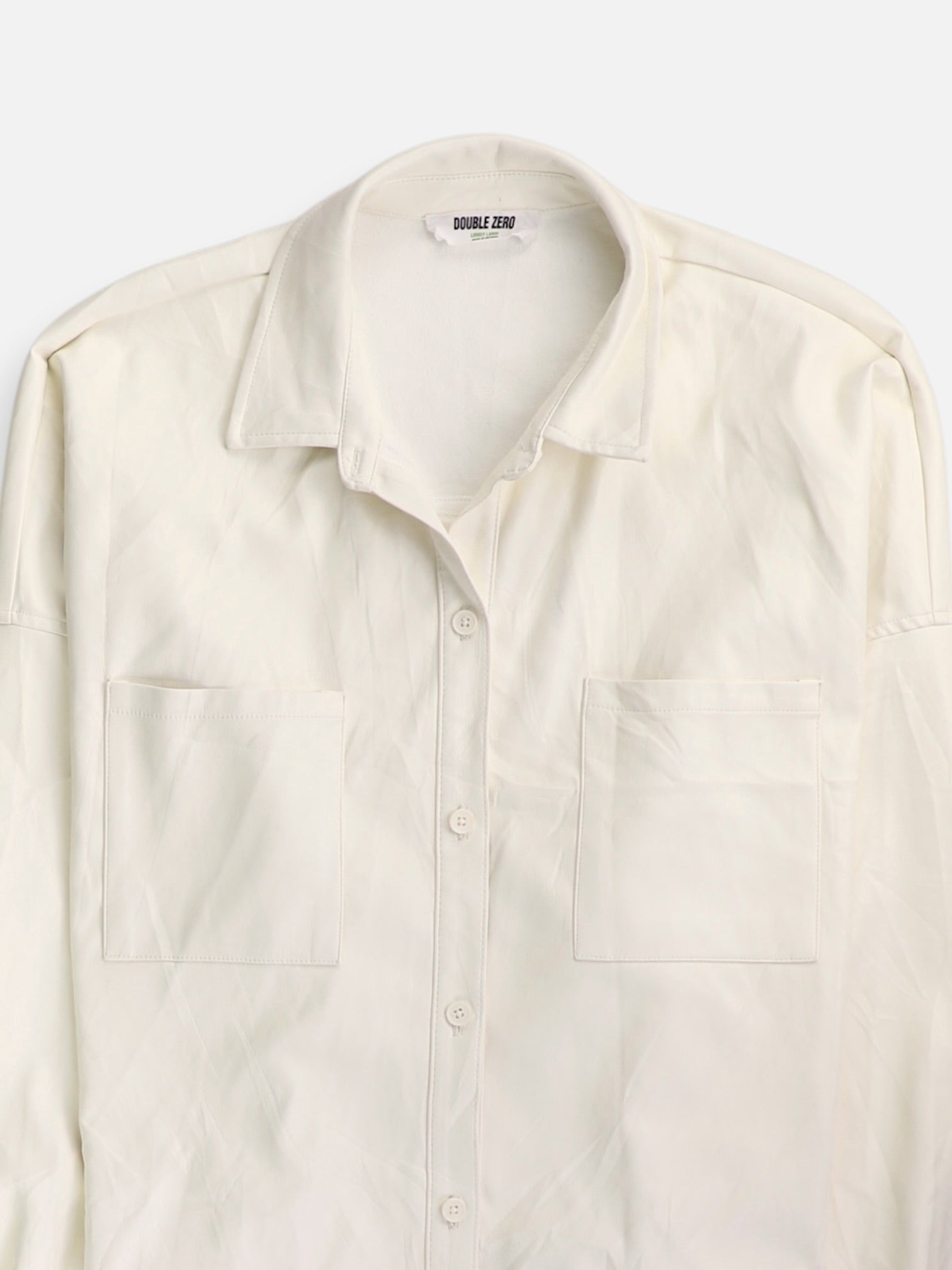 Chaqueta Sobrecamisa Cuero - Mujer - Large