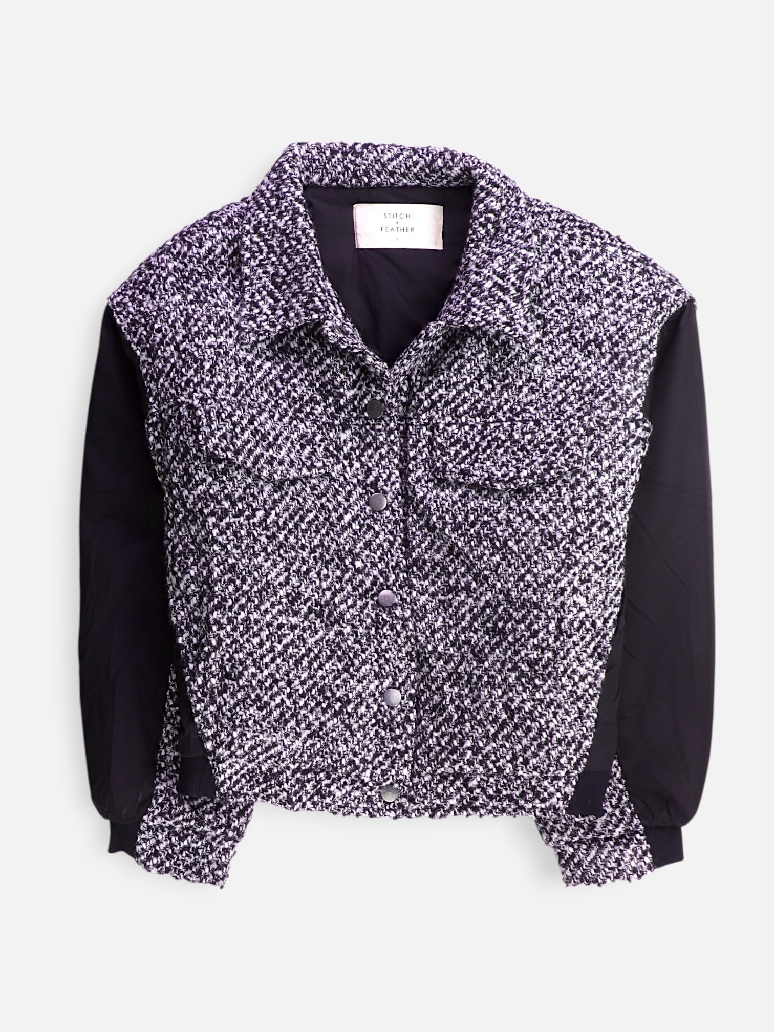 Chaqueta Bomber  Color Block - Mujer - Small