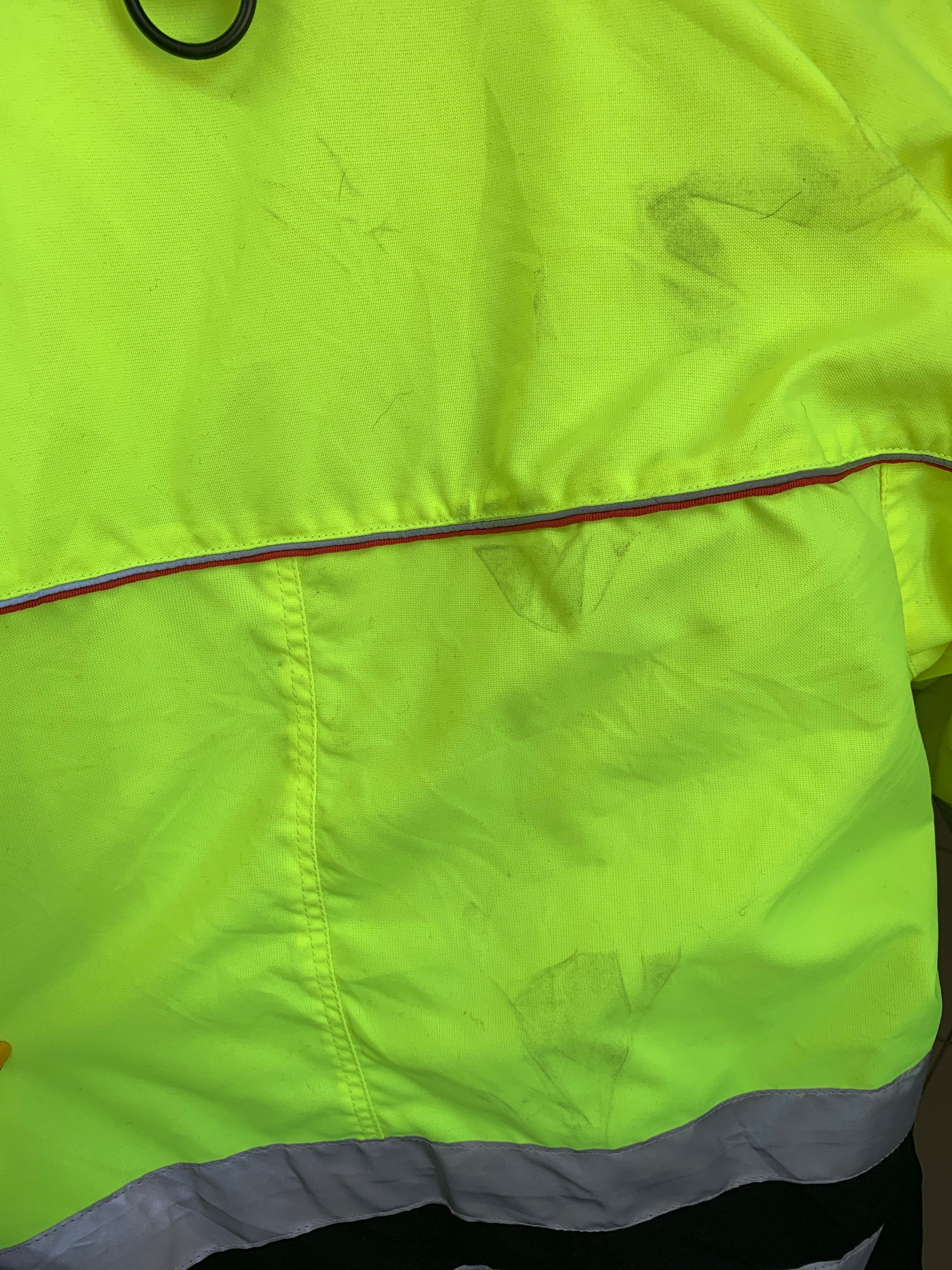 Chaqueta Impermeable Color Block - Hombre - Small