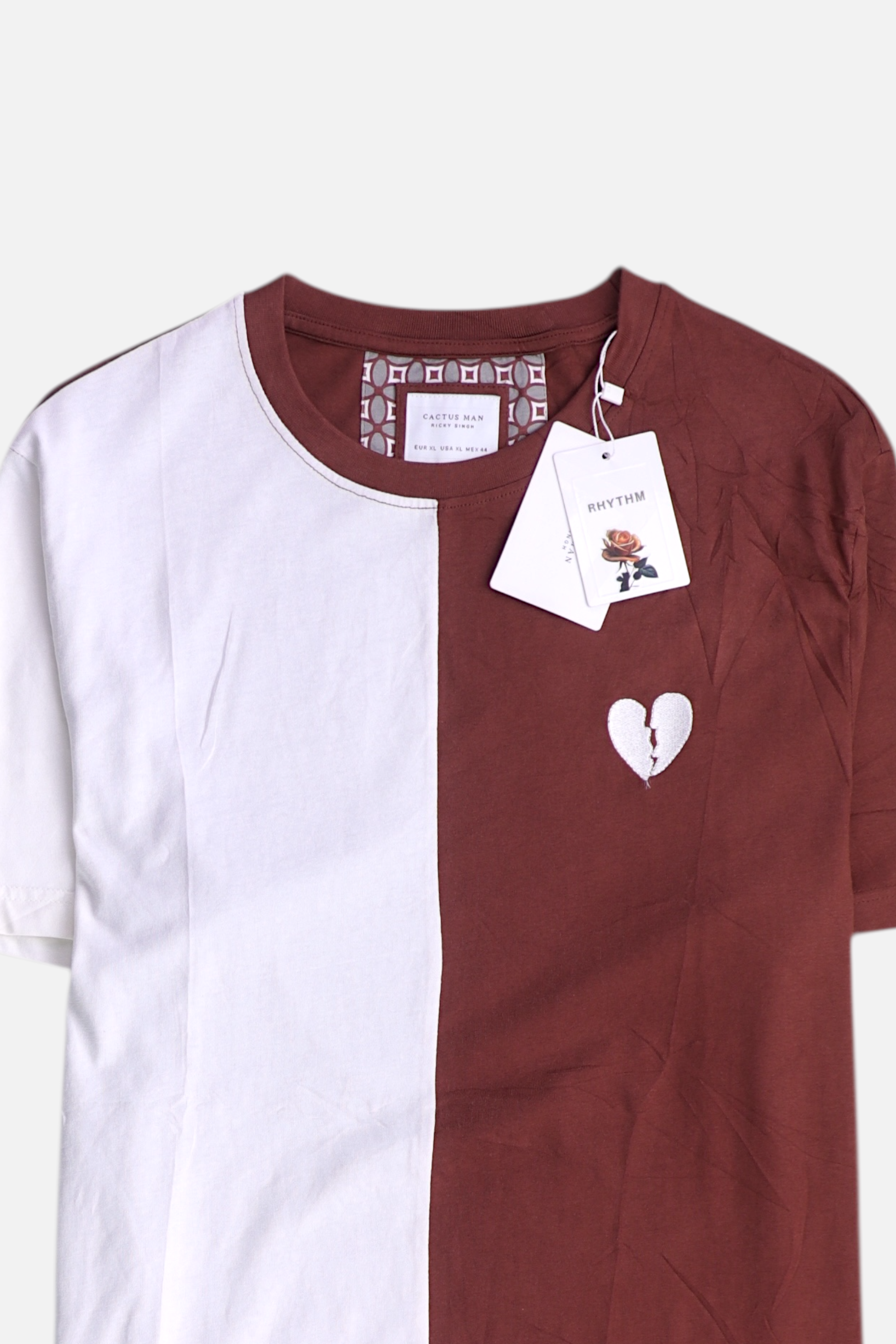 Camiseta Color Block - Hombre - XL