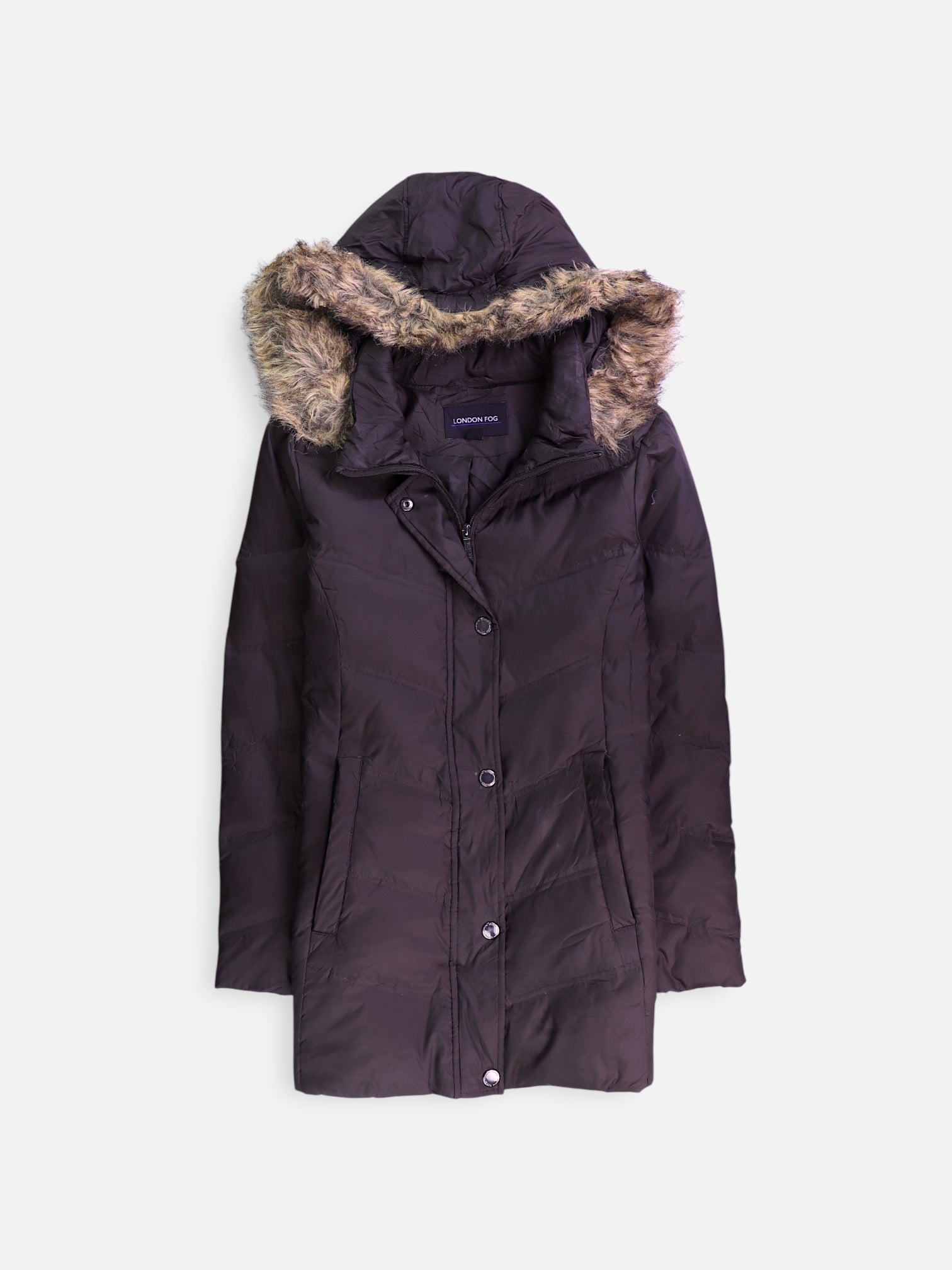 LONDON FOG Abrigo Impermeable Puffer - Mujer - Medium