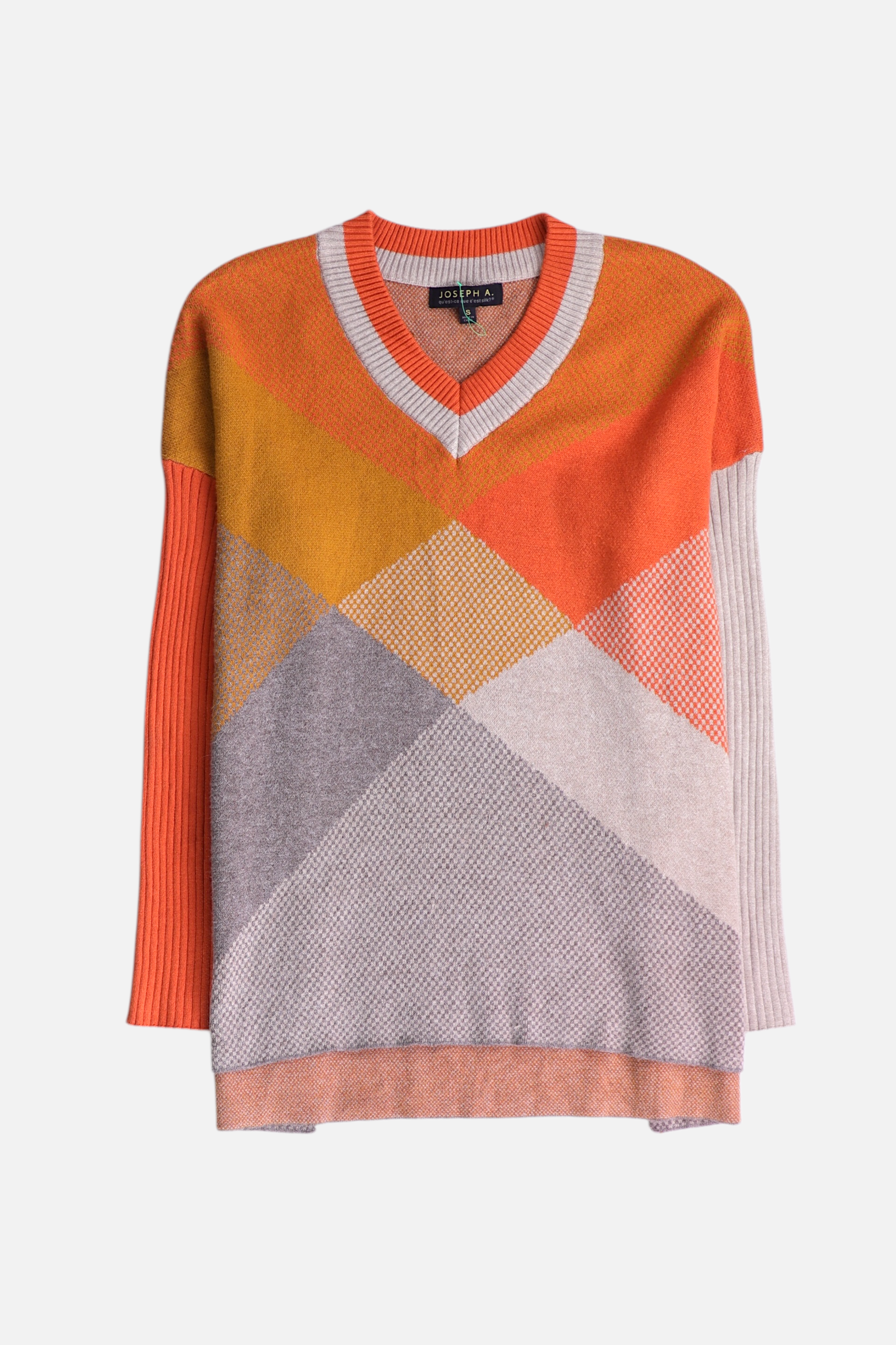 Sueter Knit Color Block - Mujer - Small