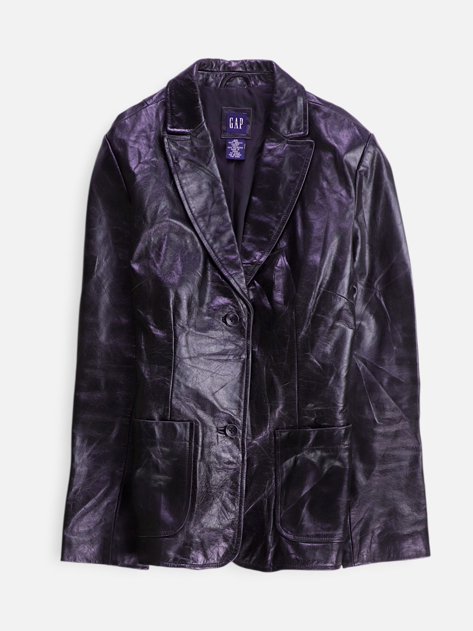 GAP Chaqueta Casual Cuero - Hombre - XS