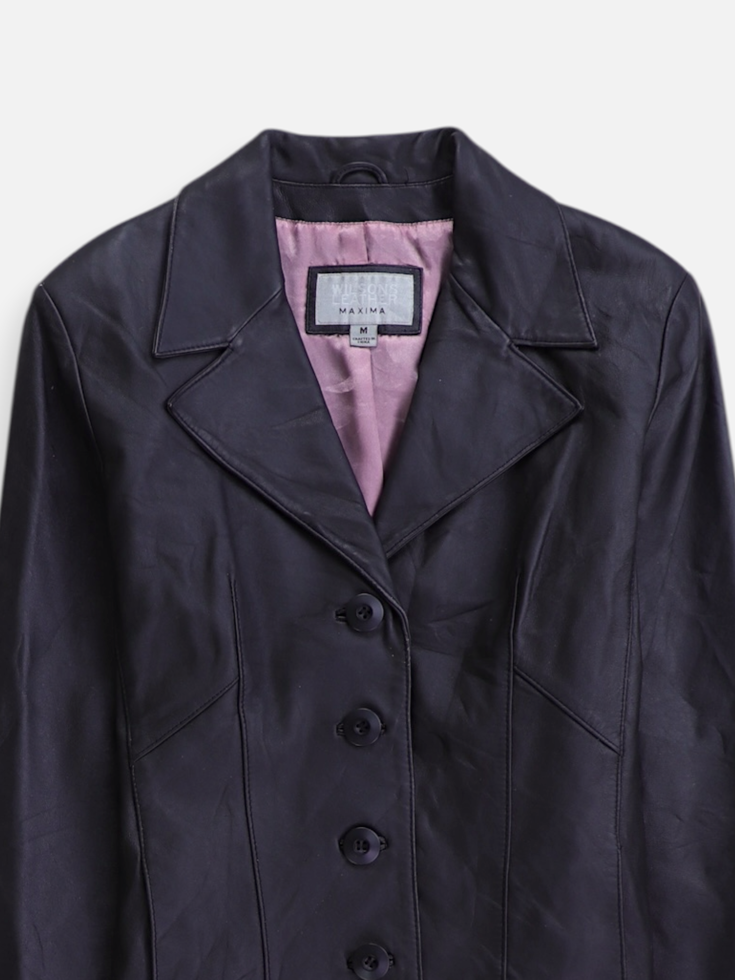 WILSONS LEATHER Chaqueta Casual Cuero - Mujer - Medium