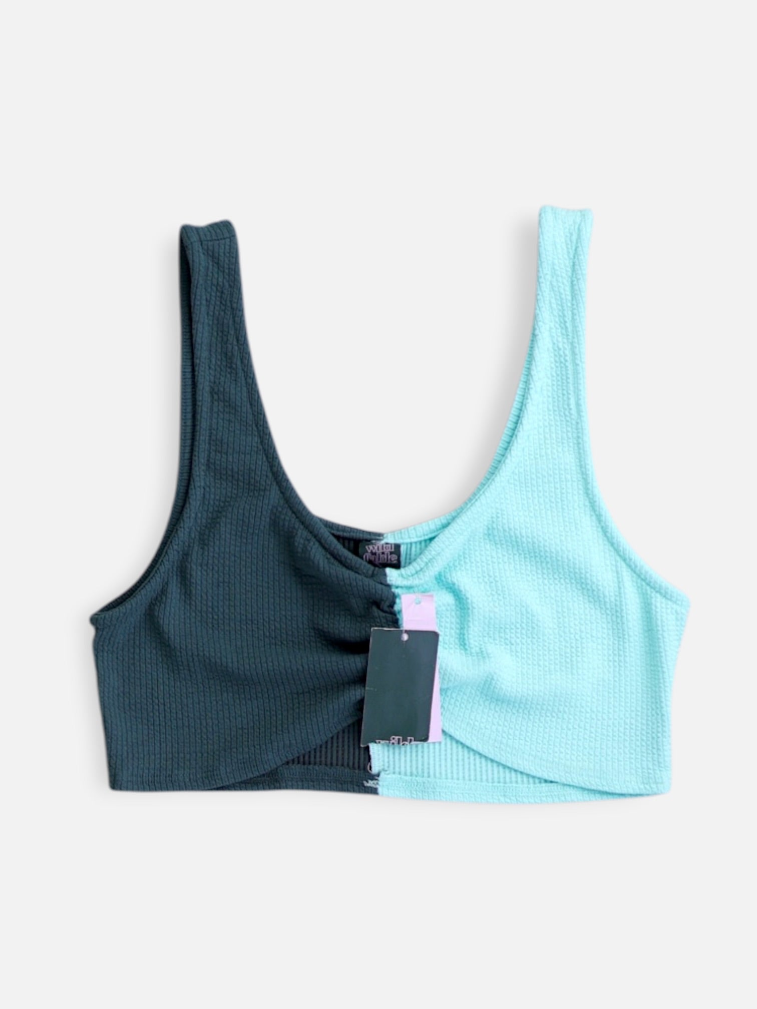 Wild Fable Blusa Color Block - Mujer - Medium