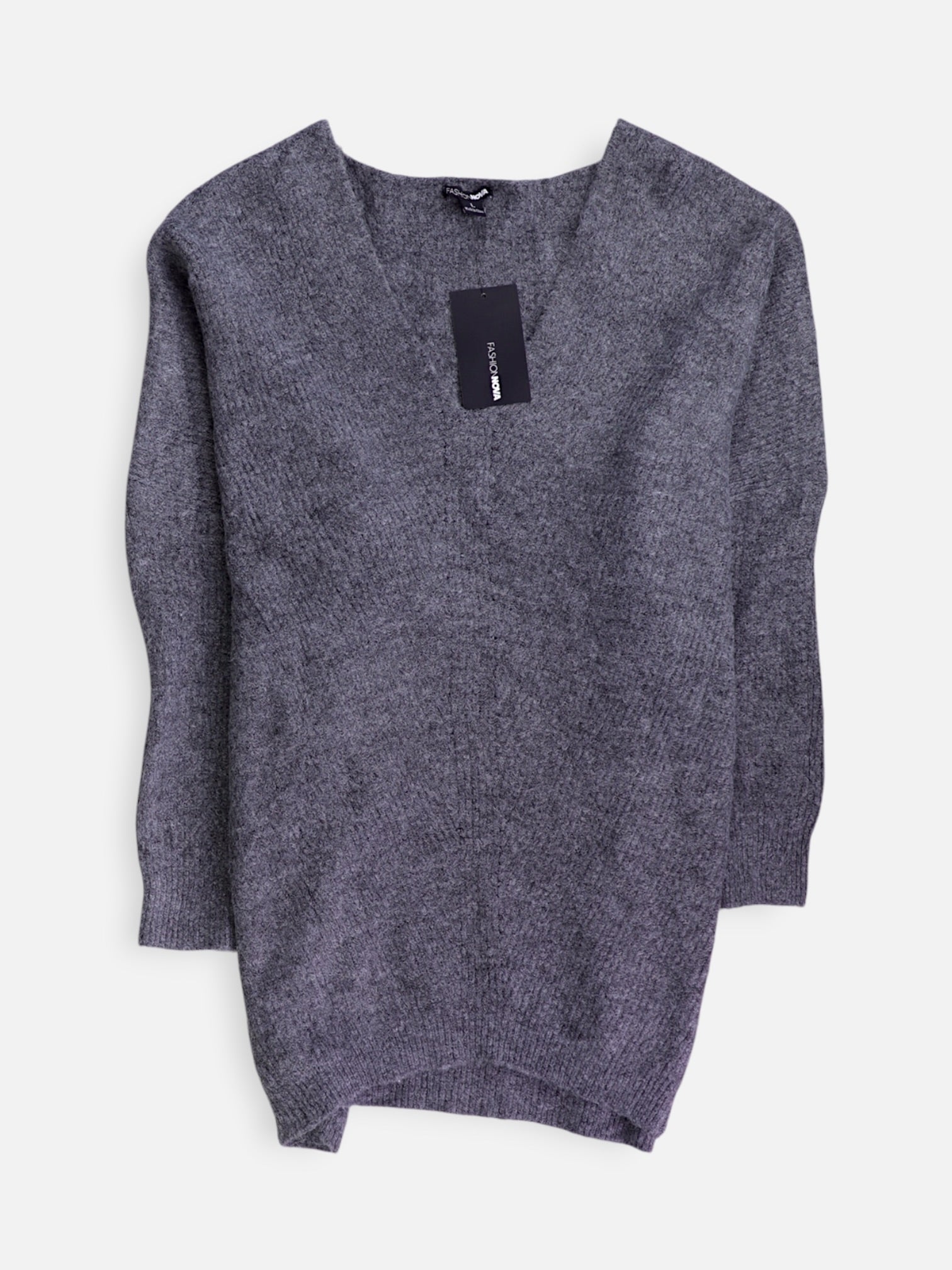 Fashionnova Sueter Knit Casual - Mujer - Large