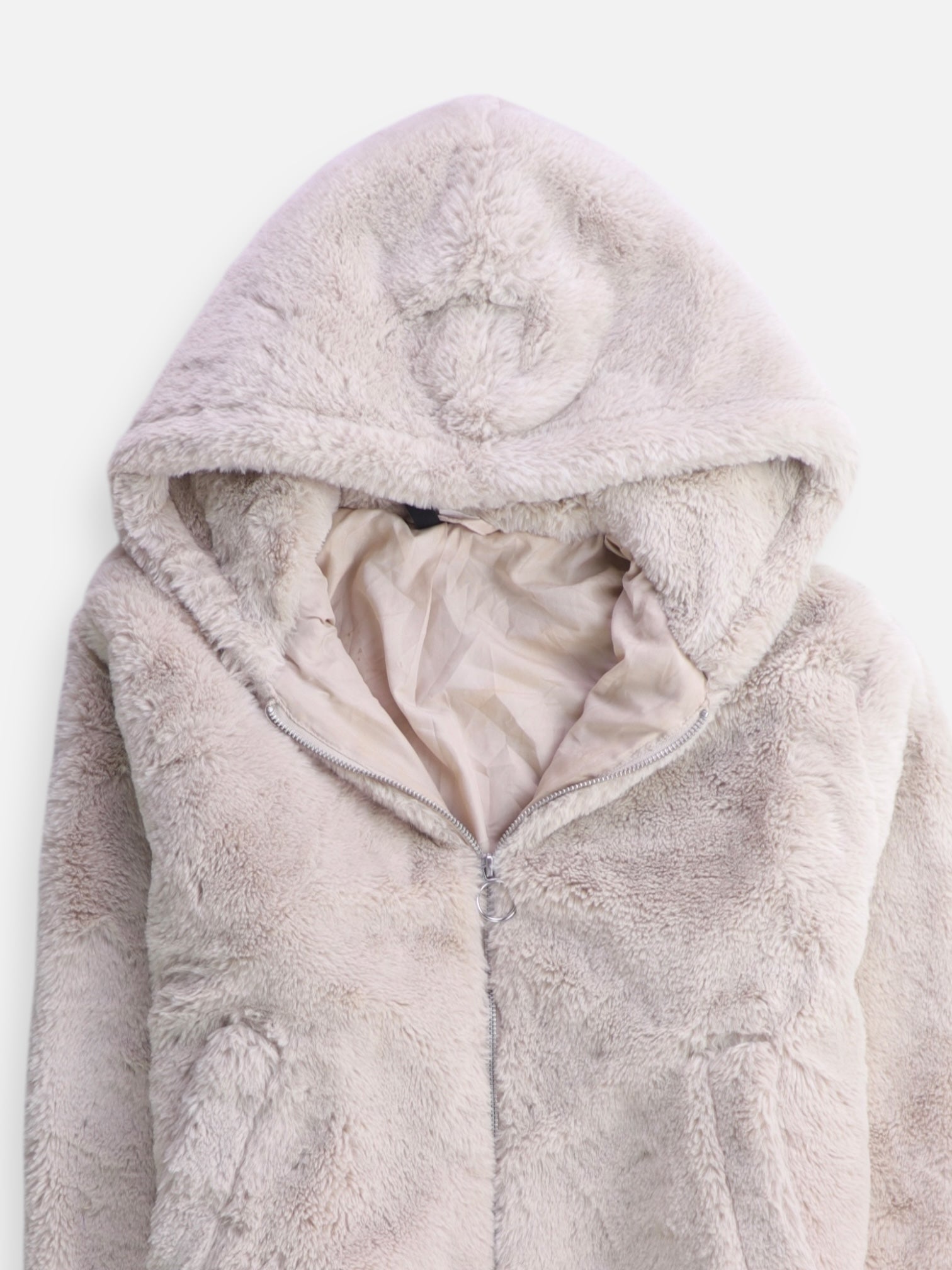 H&M Chaqueta Casual Teddy - Mujer - Medium