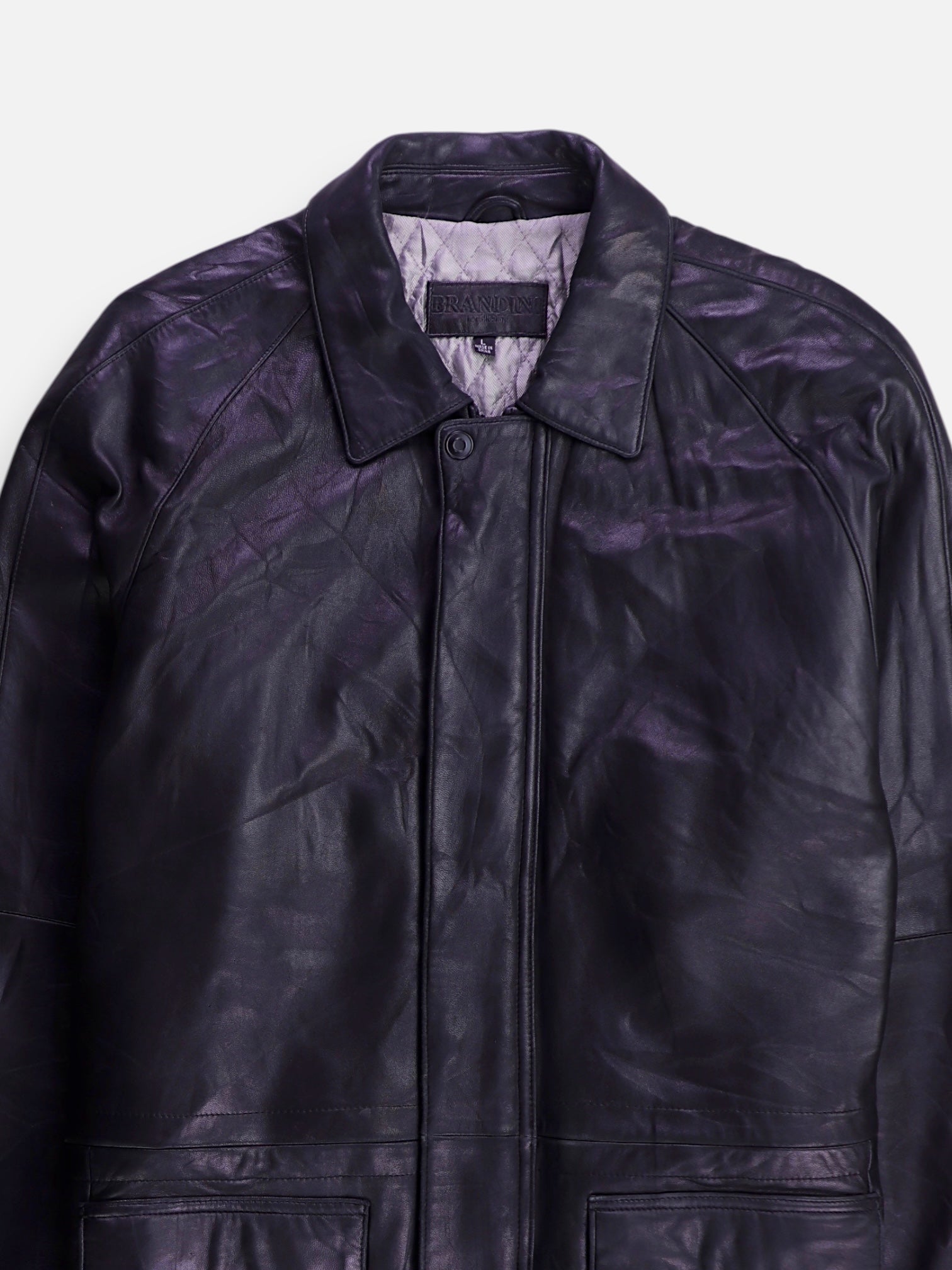 Chaqueta Casual Cuero - Hombre - Large