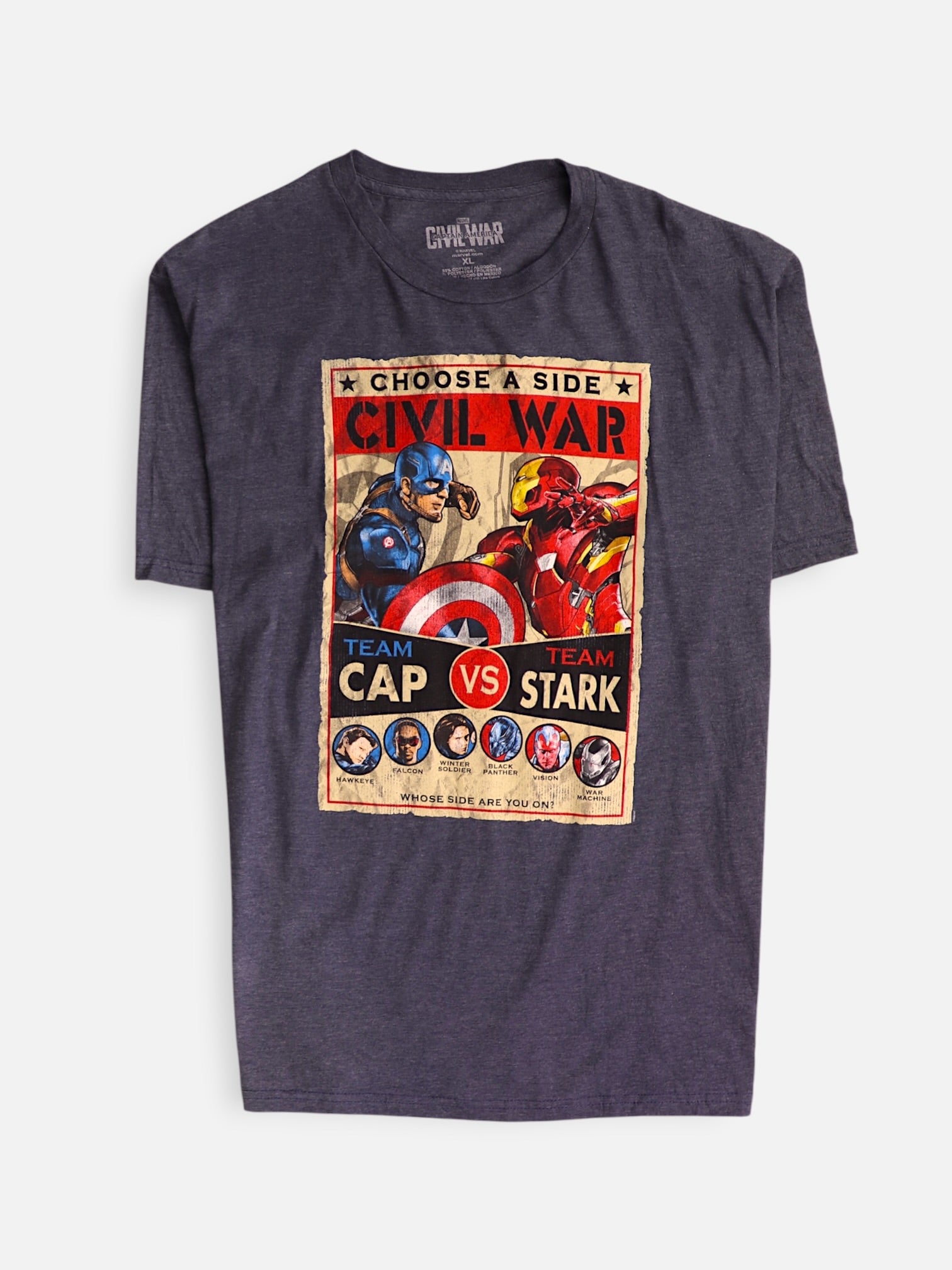Marvel Camiseta Grafica - Hombre - XL