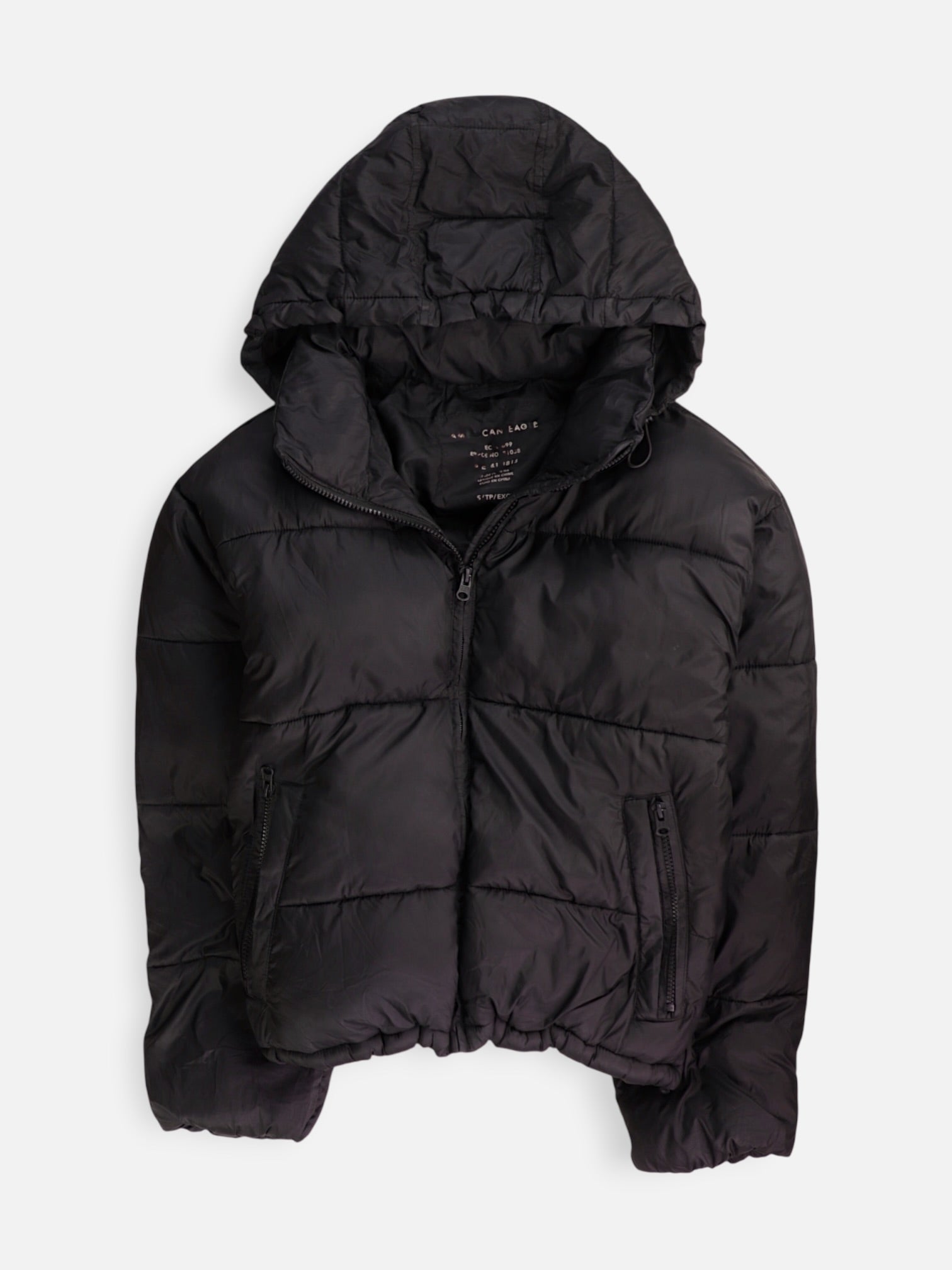 American Eagle Chaqueta Puffer Impermeable - Mujer - Small
