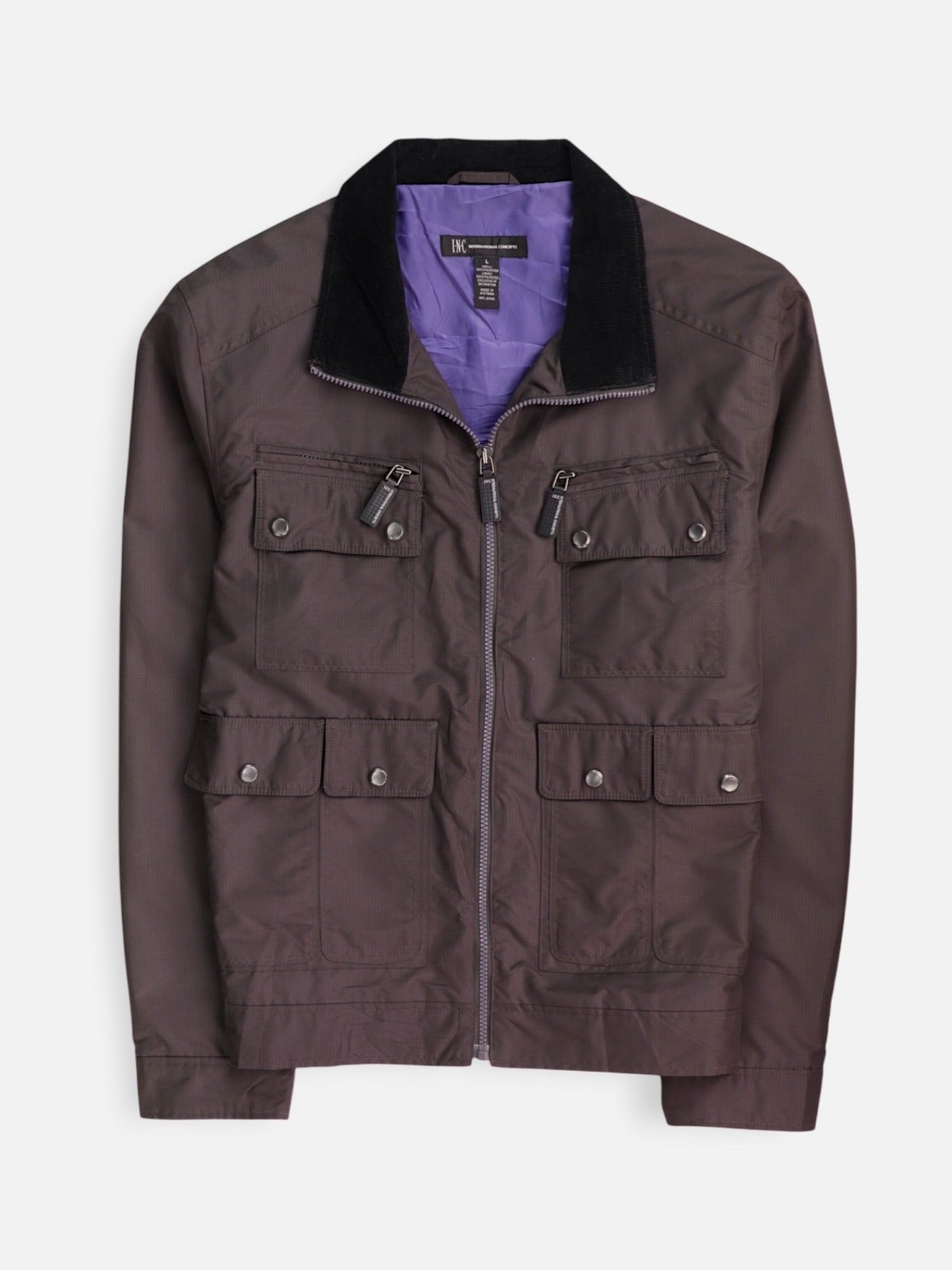 I.N.C Chaqueta Casual Cargo - Hombre - Large