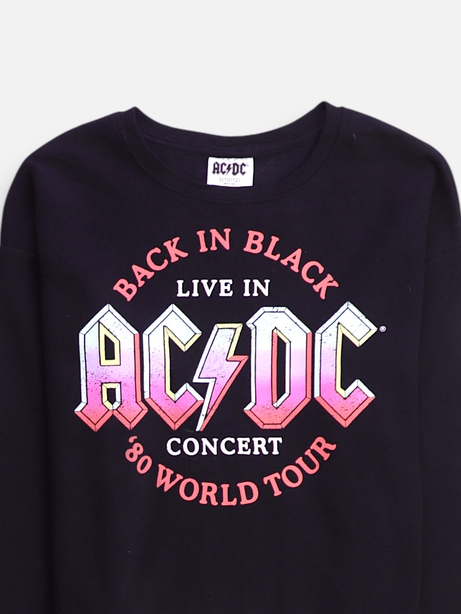 Rock Bands Sudadera Sweatshirt Basic - Niña - Large - 10-12Y (Años)