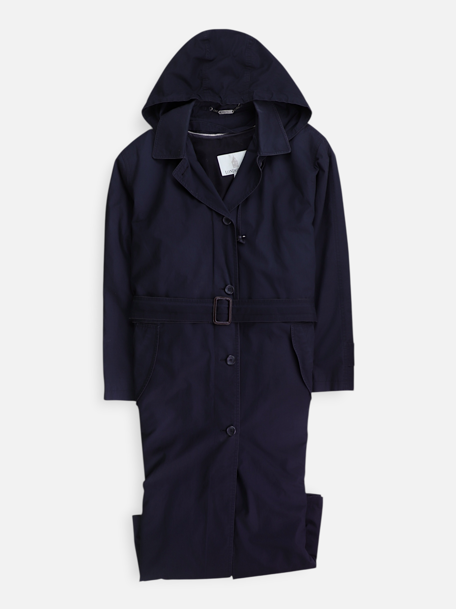 LONDON FOG Abrigo Trench Coat Casual - Hombre - 14R