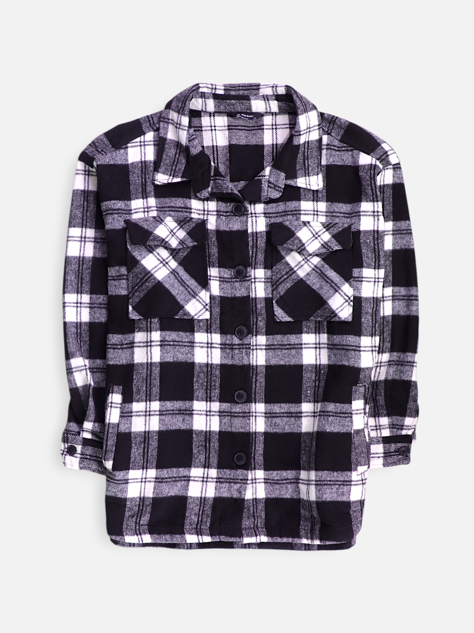 Chaqueta Sobrecamisa Color Block - Mujer - 2XL