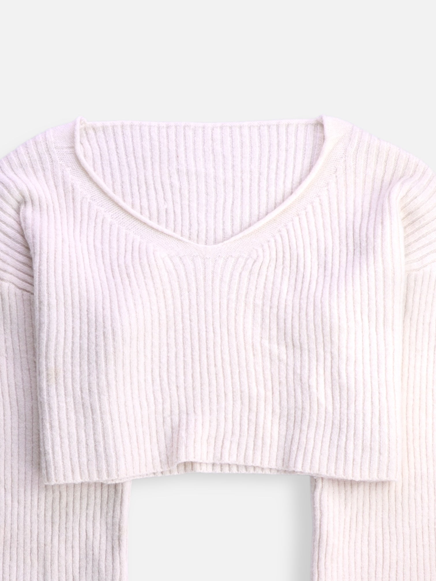 SHEIN Sueter Knit Crop Top - Mujer - XS