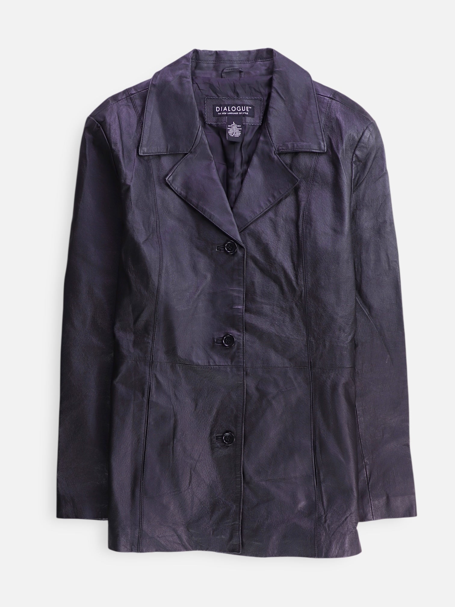 Chaqueta Casual Cuero - Mujer - Large