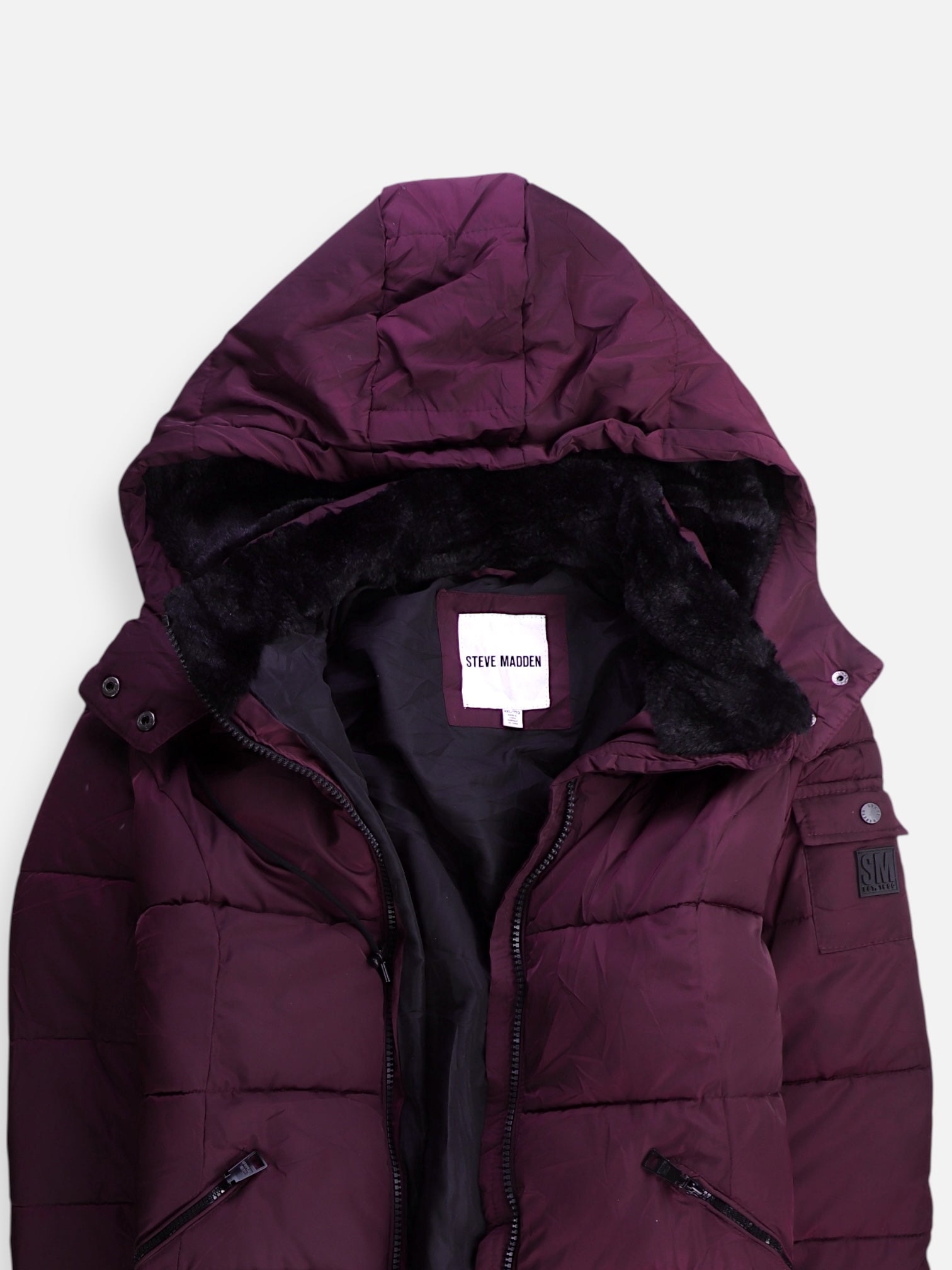 Steve Madden Chaqueta Puffer Impermeable - Mujer - 2XL