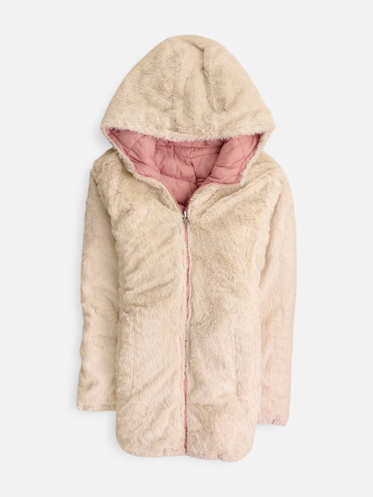 Steve Madden Chaqueta Puffer Reversible - Niña - Medium - 10-12Y (Años)