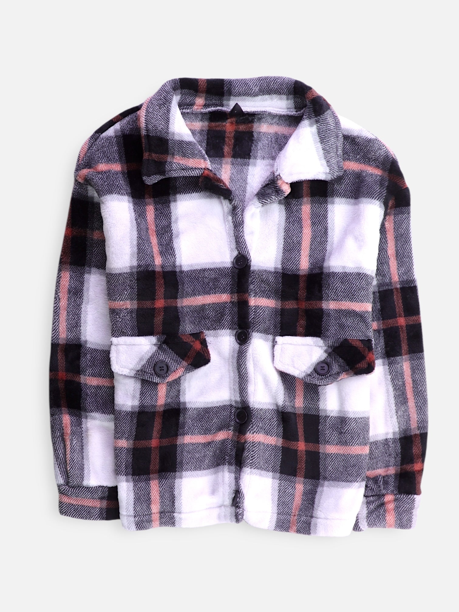 SHEIN Chaqueta Sobrecamisa Color Block - Mujer - Small