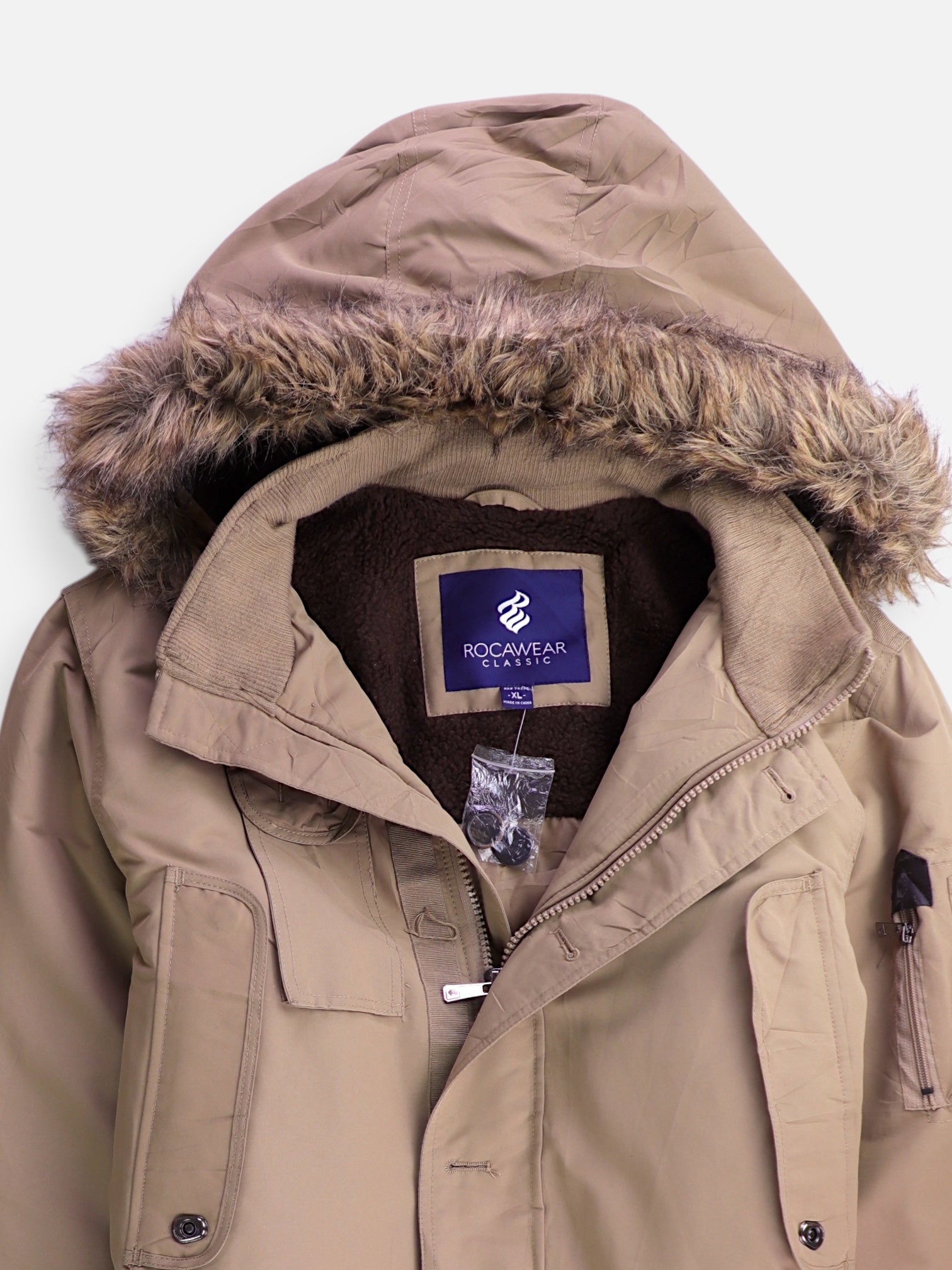 RocaWear Abrigo Impermeable Impermeable - Hombre - XL