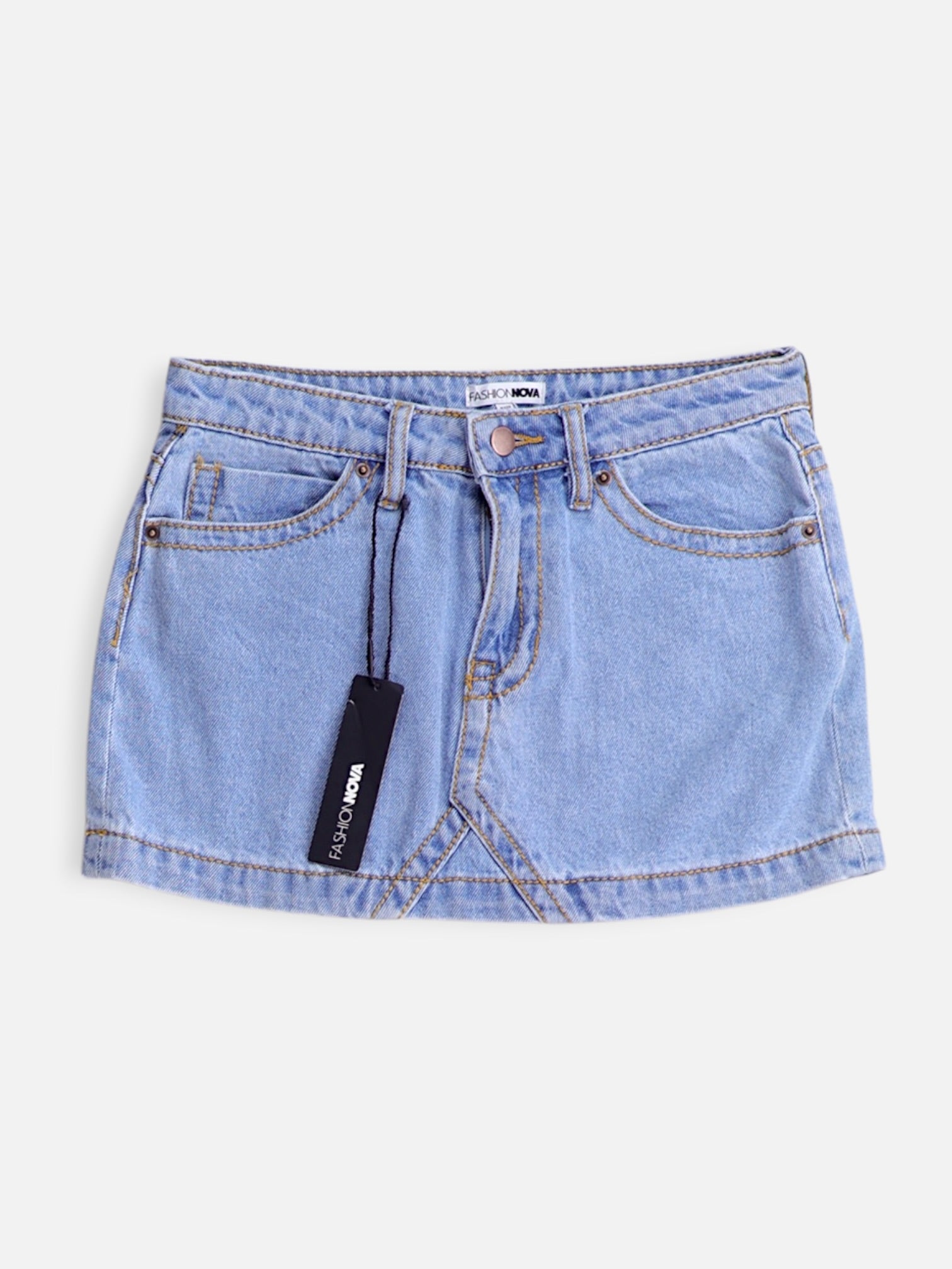 Fashionnova Falda Denim - Mujer - Small