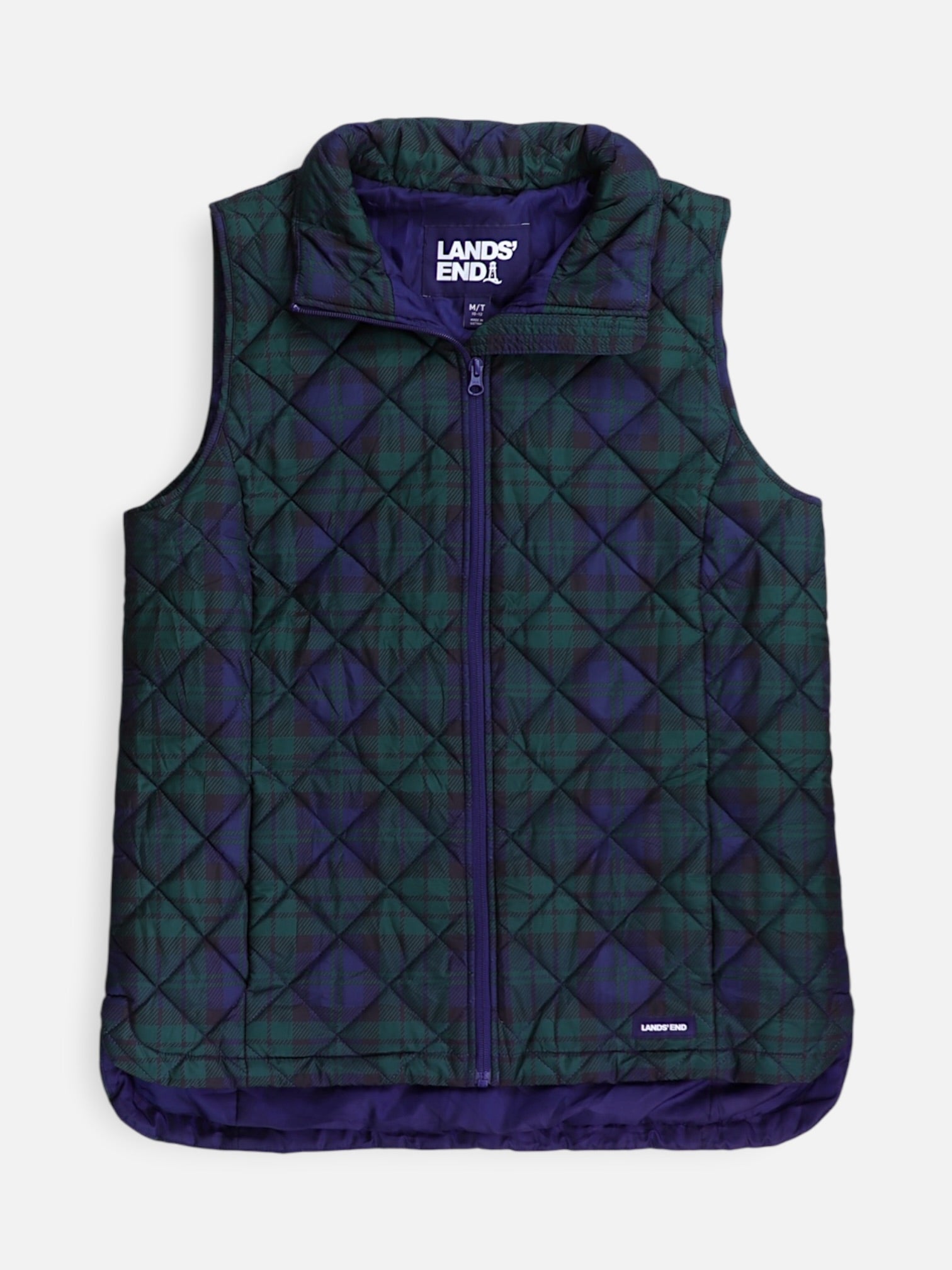 LANDS END Chaleco Puffer - Hombre - Medium
