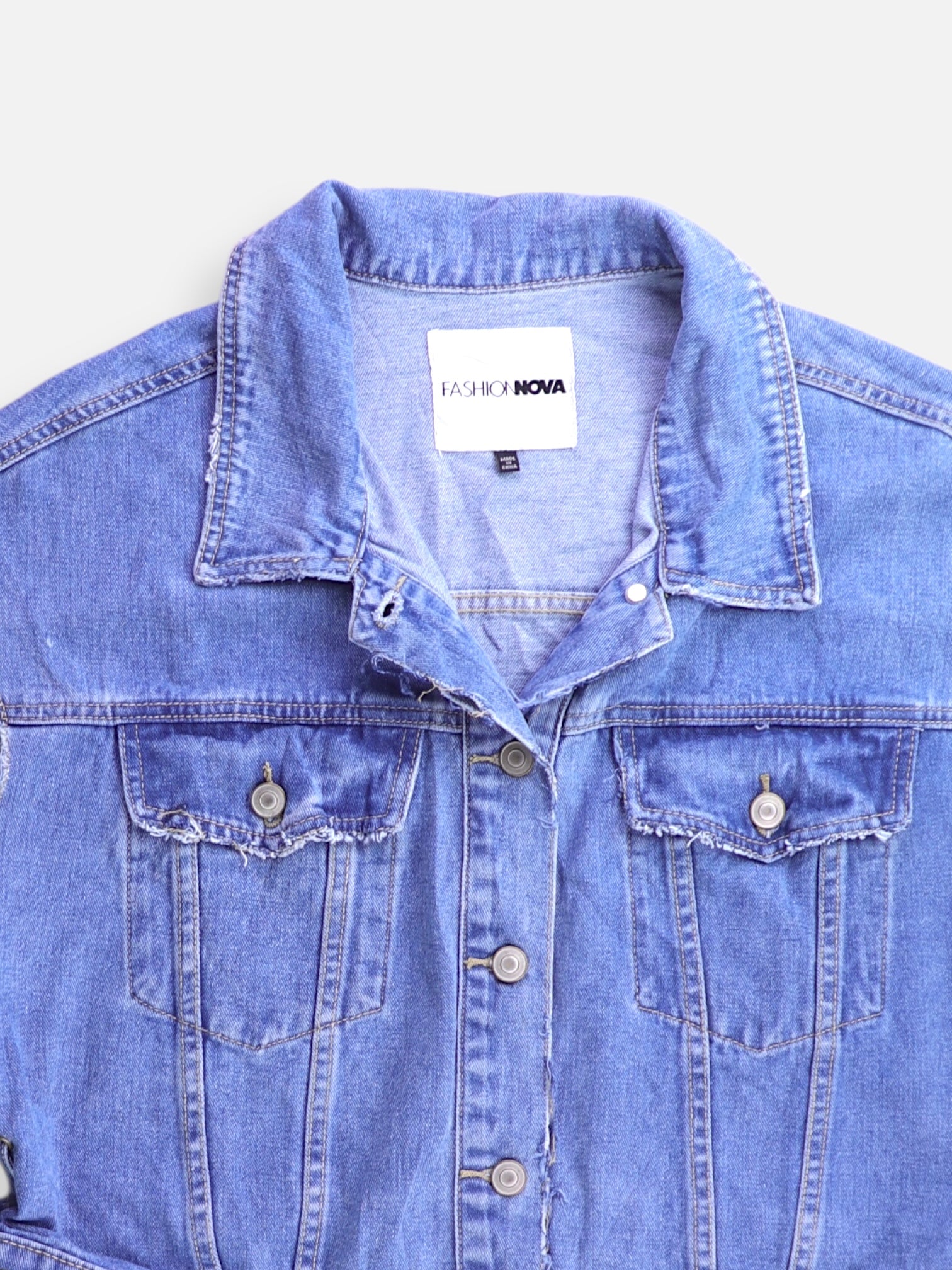 Fashionnova Chaleco Denim - Mujer - XL