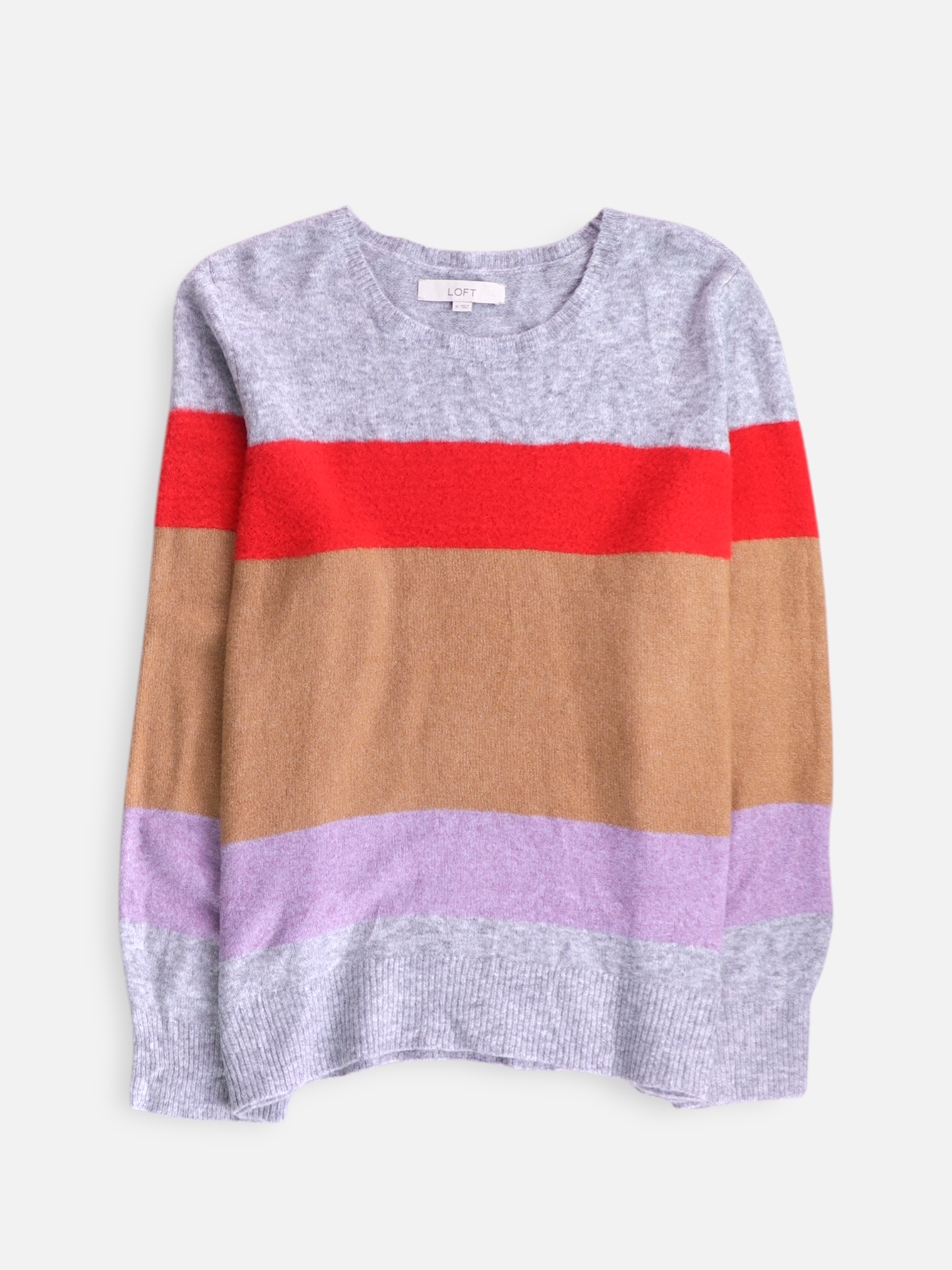 LOFT Sueter Knit Color Block - Mujer - XL
