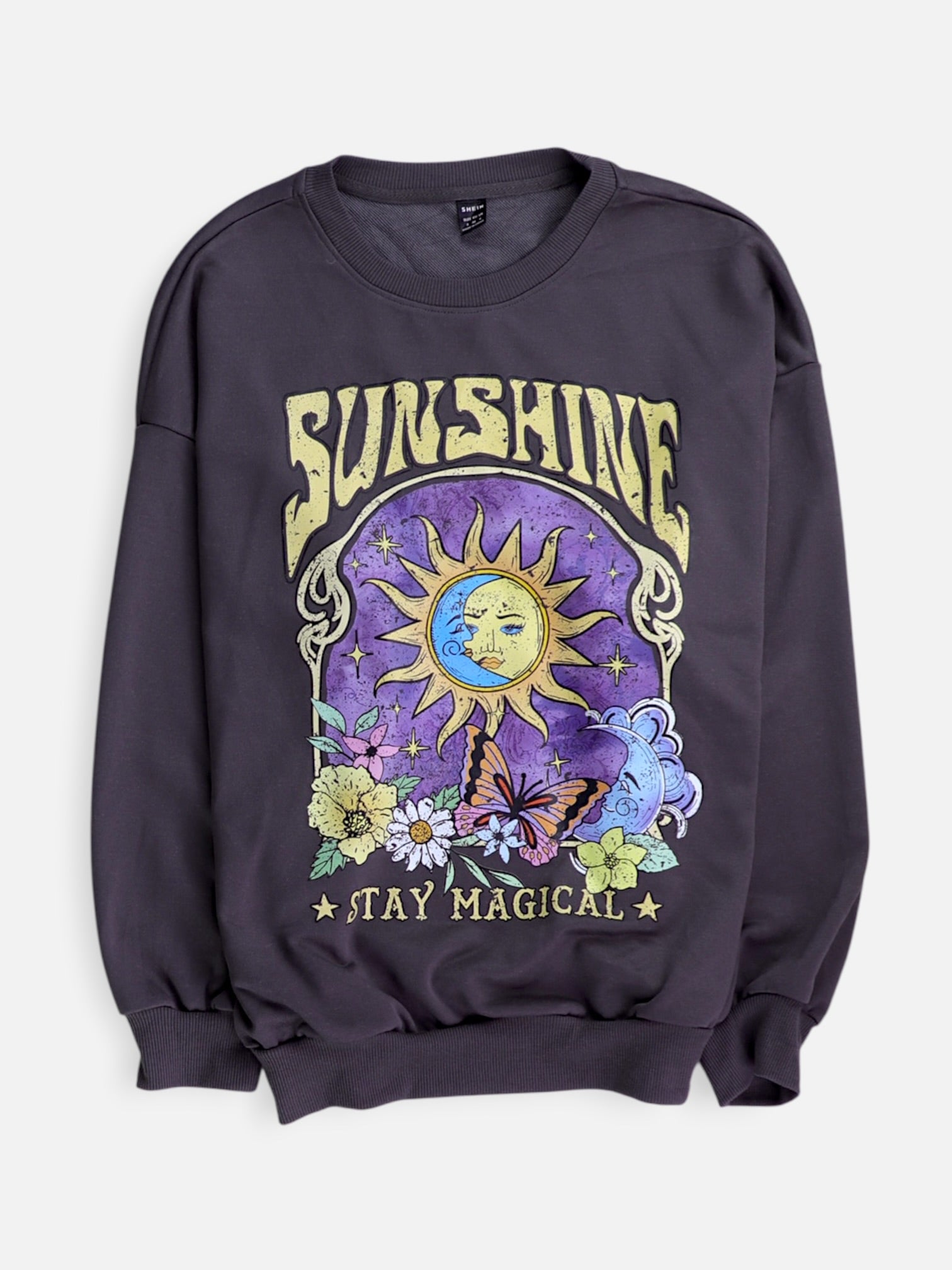 SHEIN Sudadera Sweatshirt Basic - Mujer - Small
