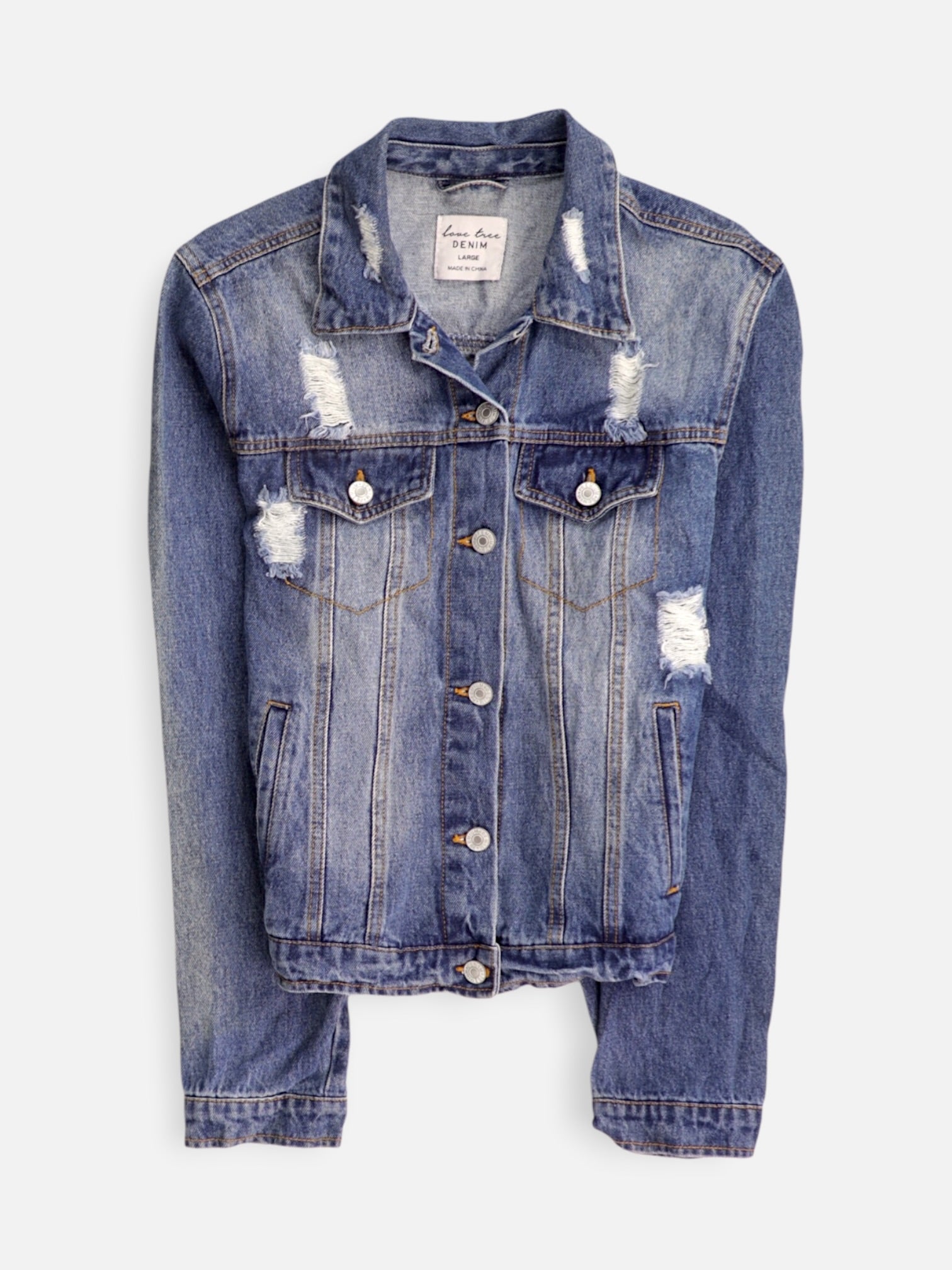 Chaqueta Denim  Basic - Mujer - Large