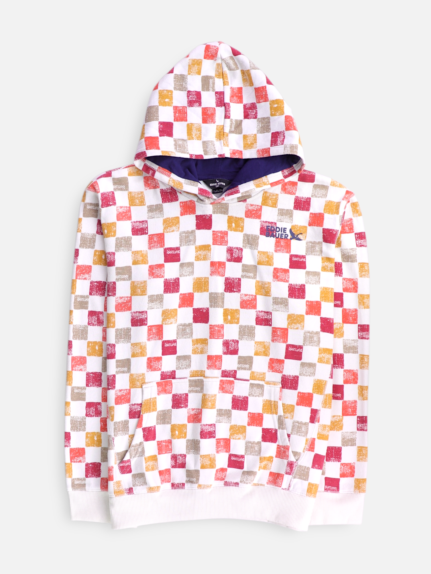 Eddie Bauer Sudadera Hoodie Color Block - Niño - XL - 14-16Y (Años)