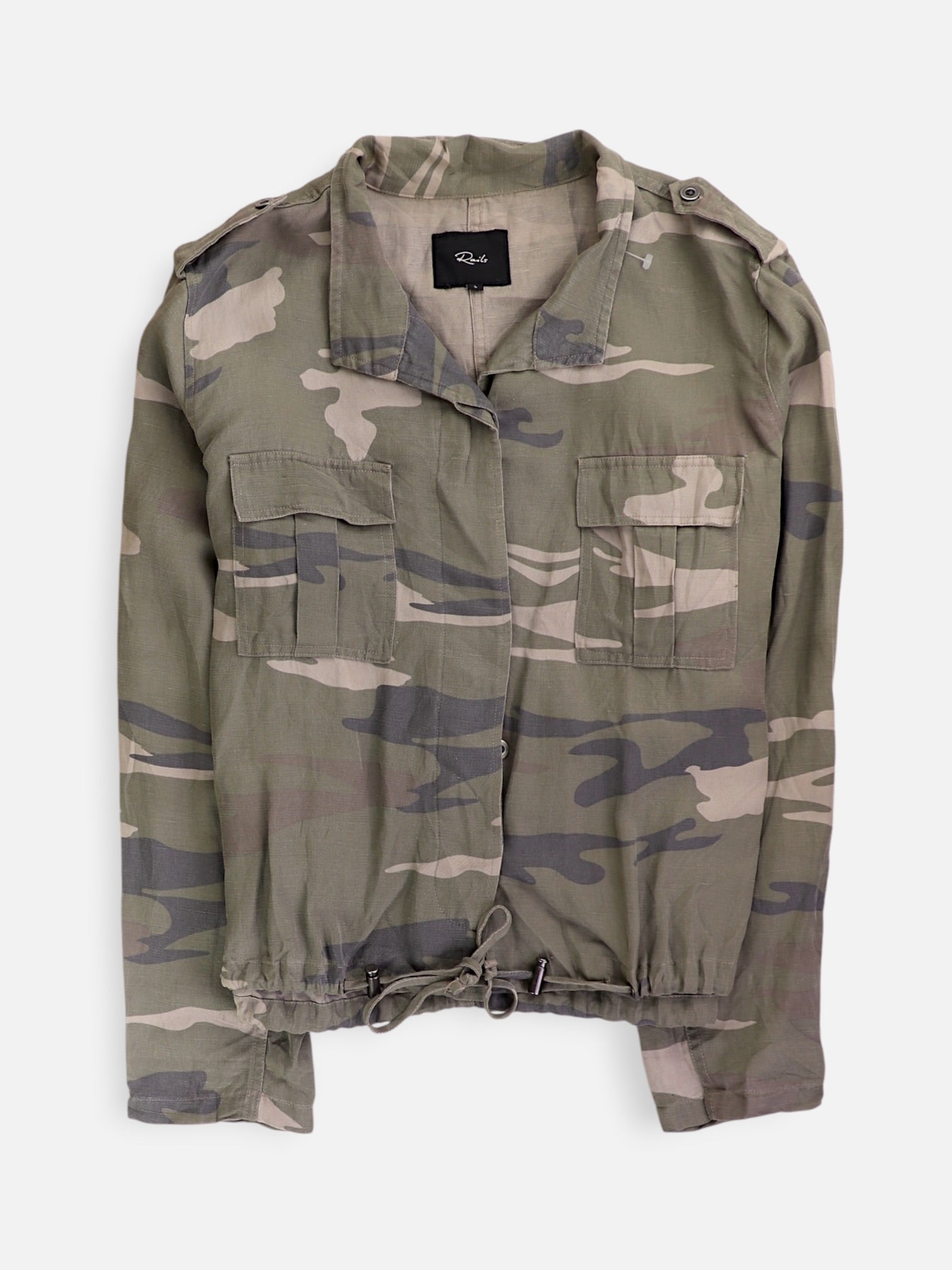 Chaqueta Casual Militar - Mujer - Large