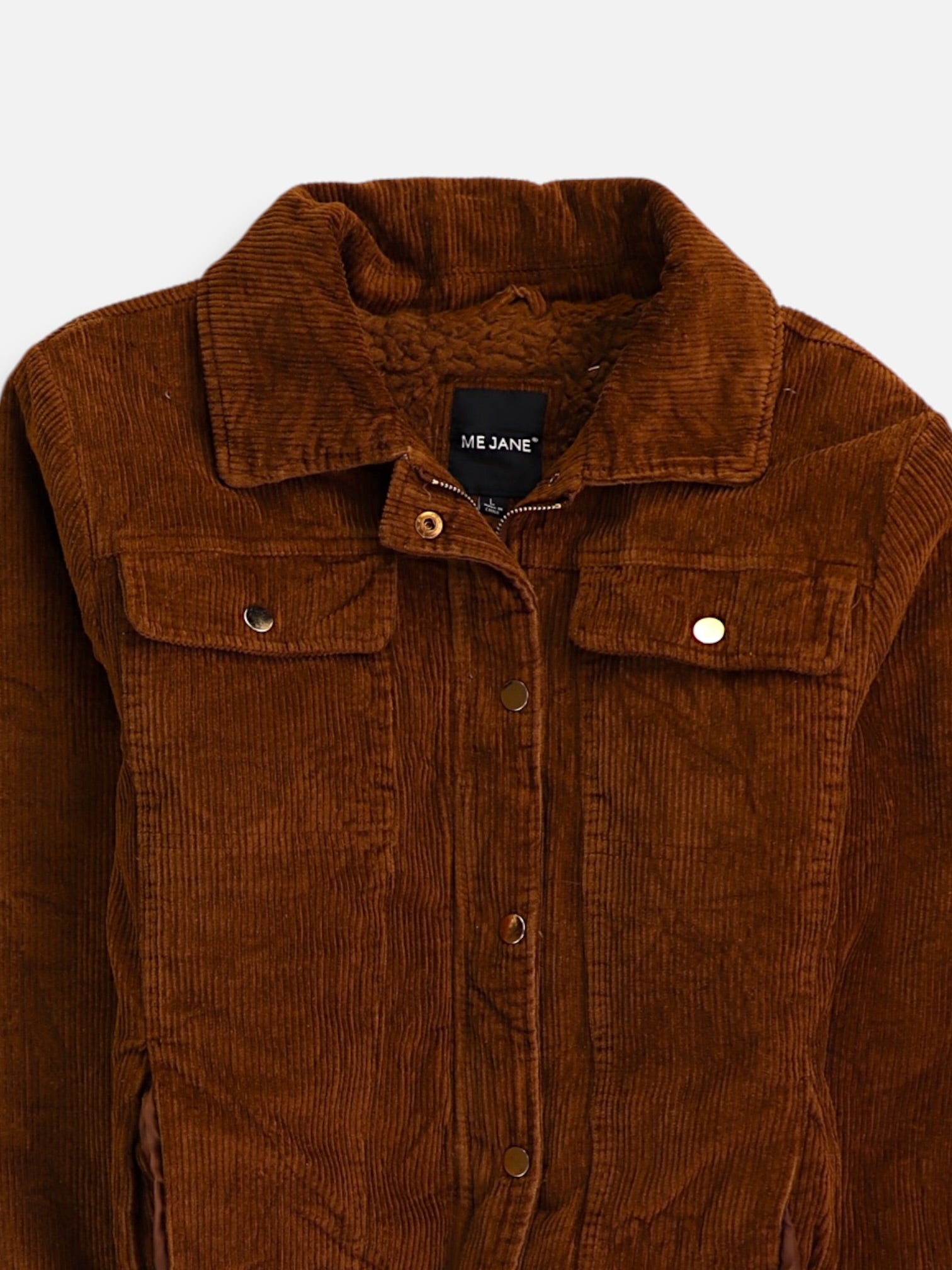 Chaqueta Sherpa Trucker Corduroy - Mujer - Large
