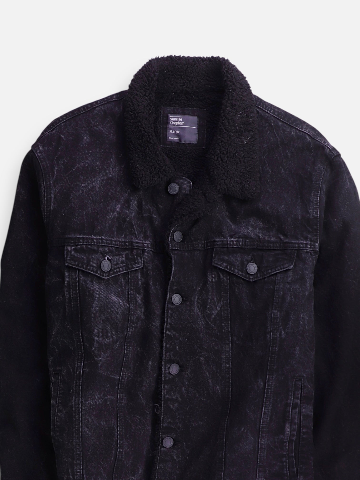 Chaqueta Sherpa Trucker Denim - Hombre - XL