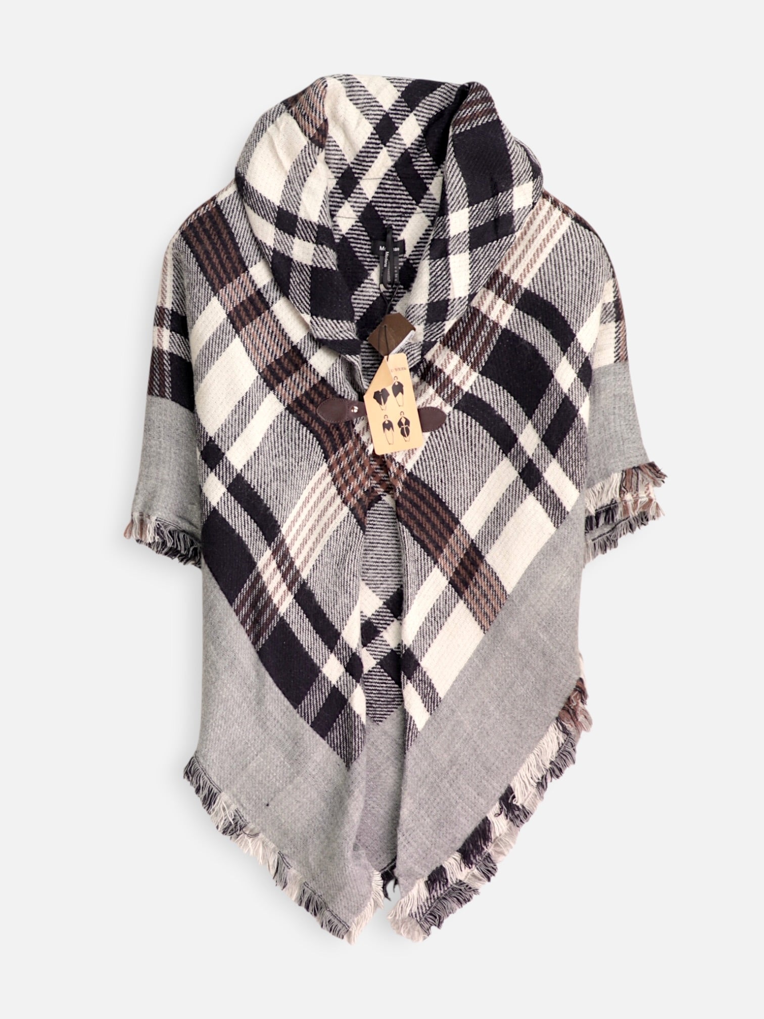 Poncho Knit - Mujer - Talla Única (One Size)
