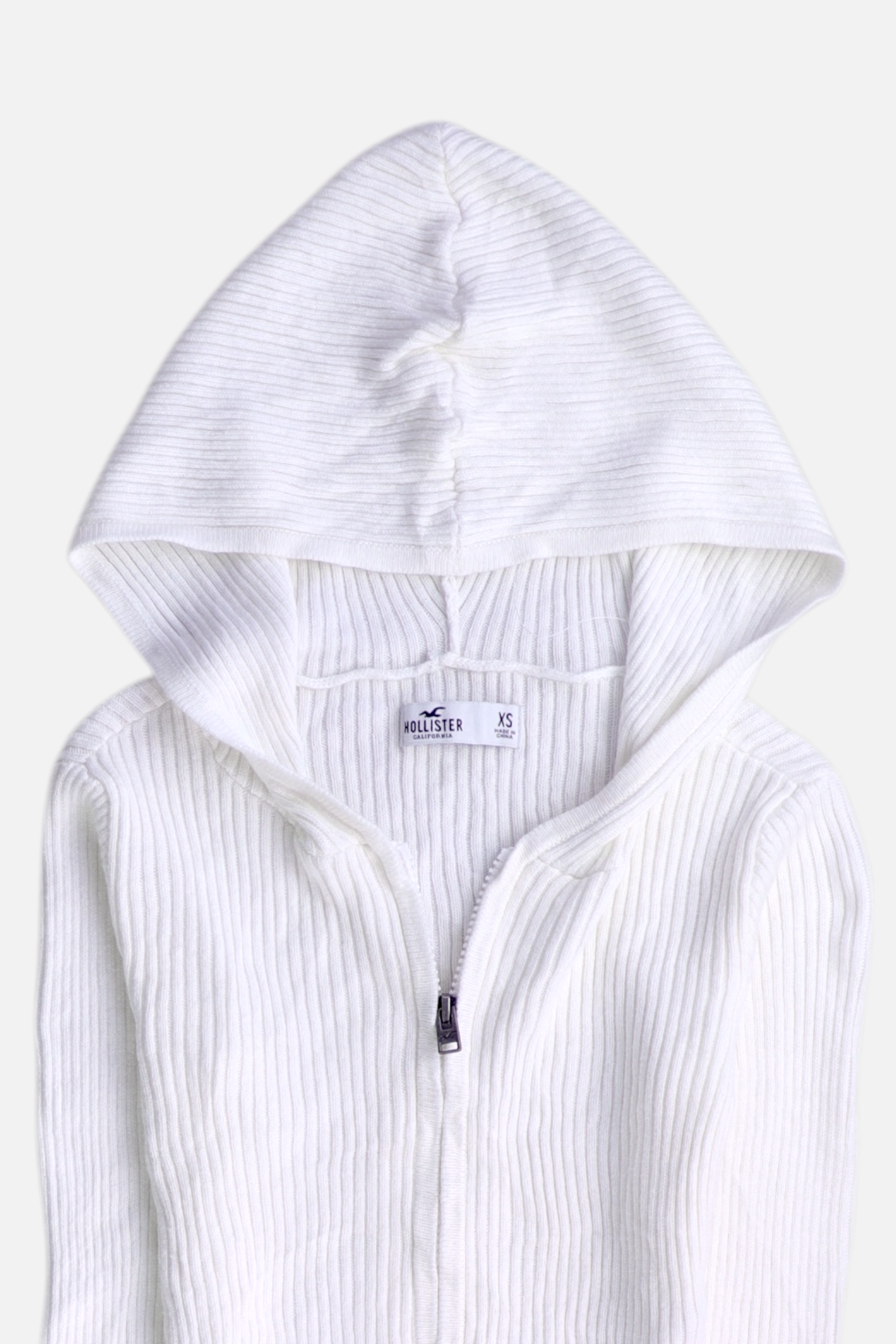 Hollister Sudadera Hoodie Crop Top - Mujer - XS