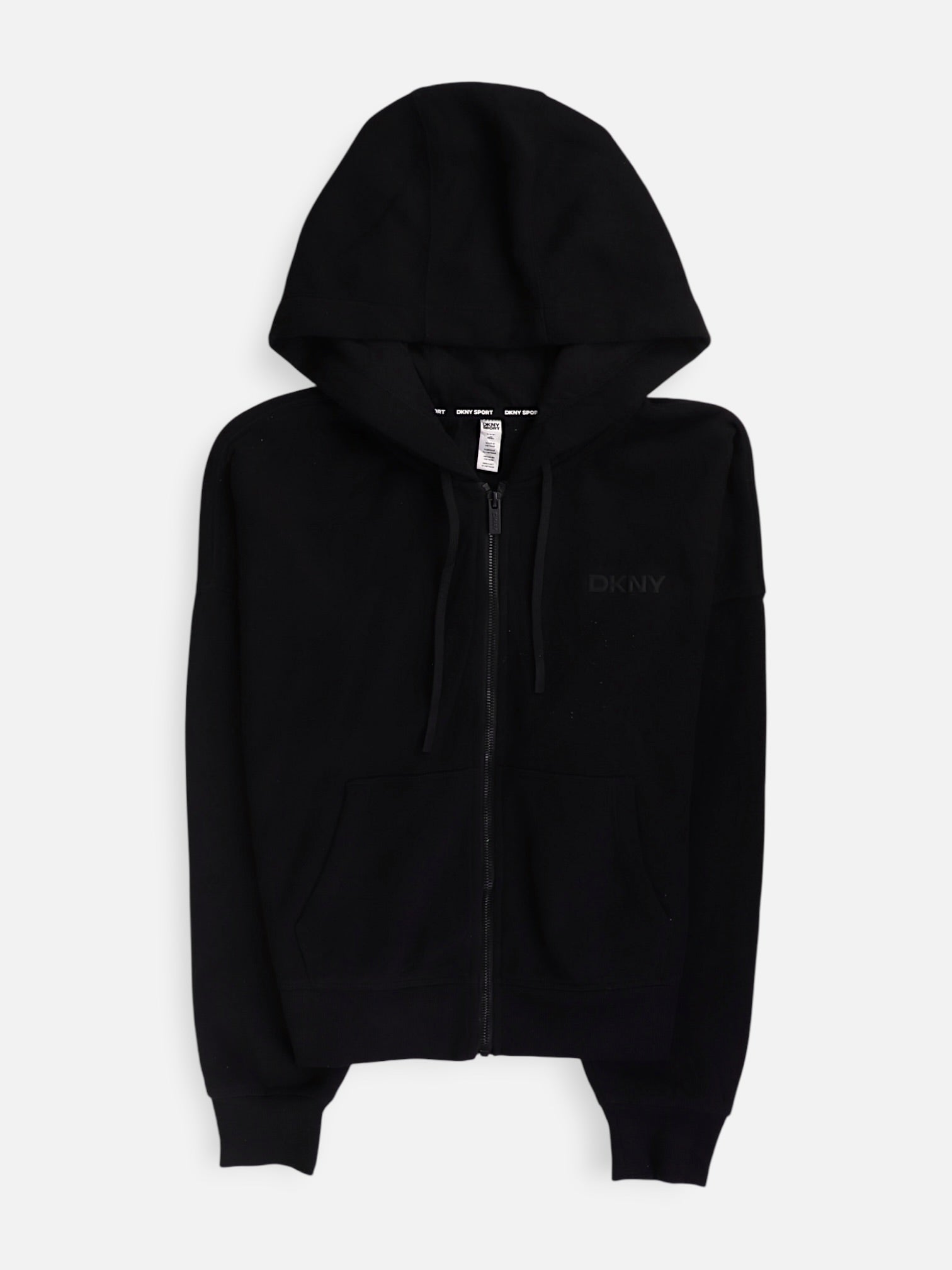 DKNY Sudadera Hoodie Basic - Mujer - Medium