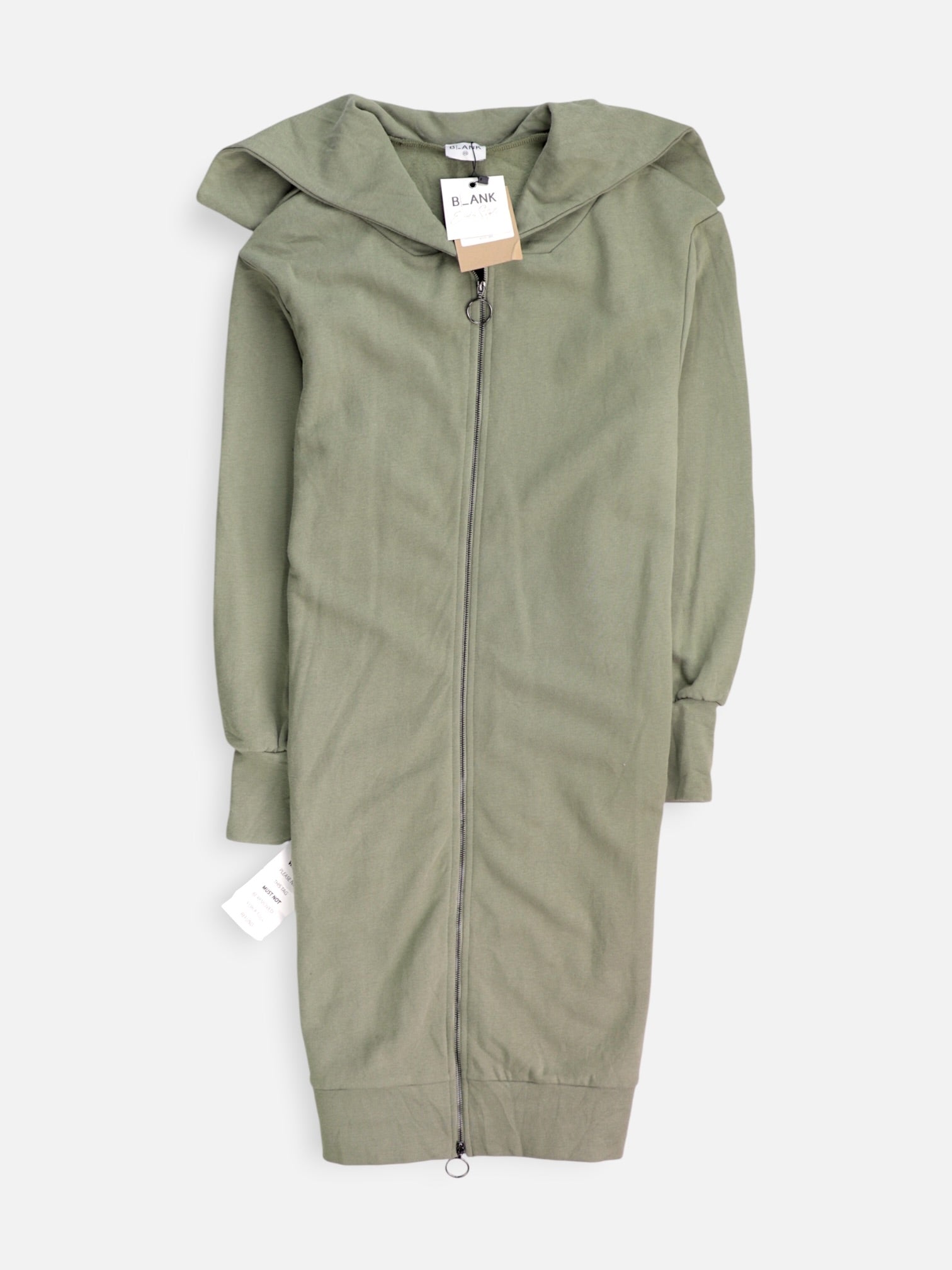Sudadera Hoodie Largo - Mujer - XS