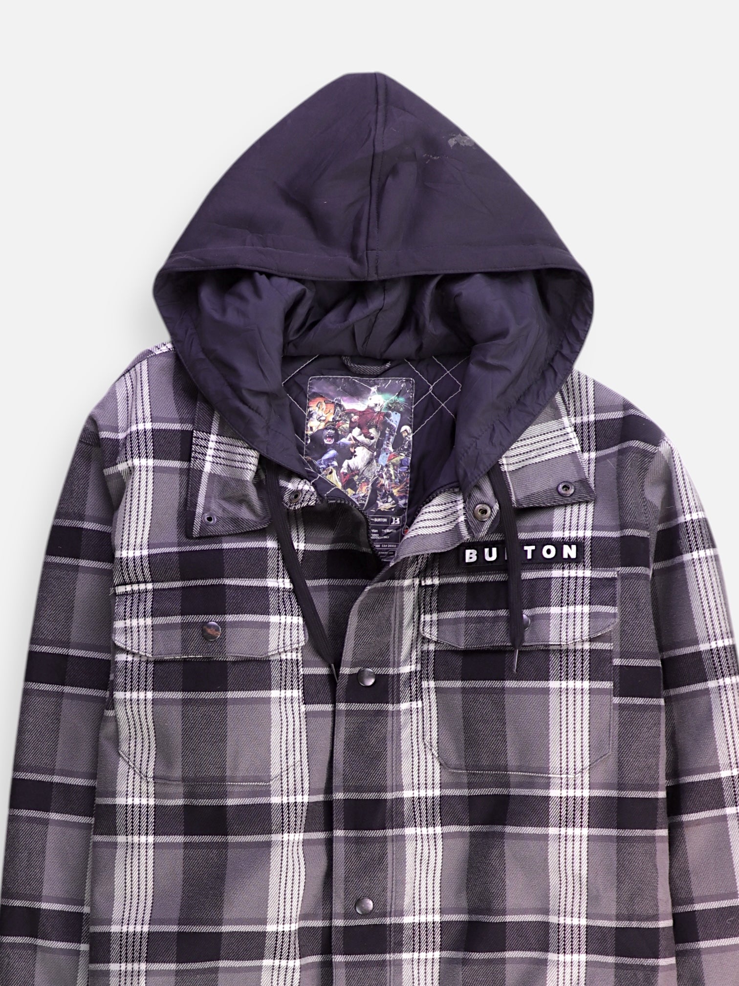 Chaqueta Sobrecamisa Color Block - Hombre - Large