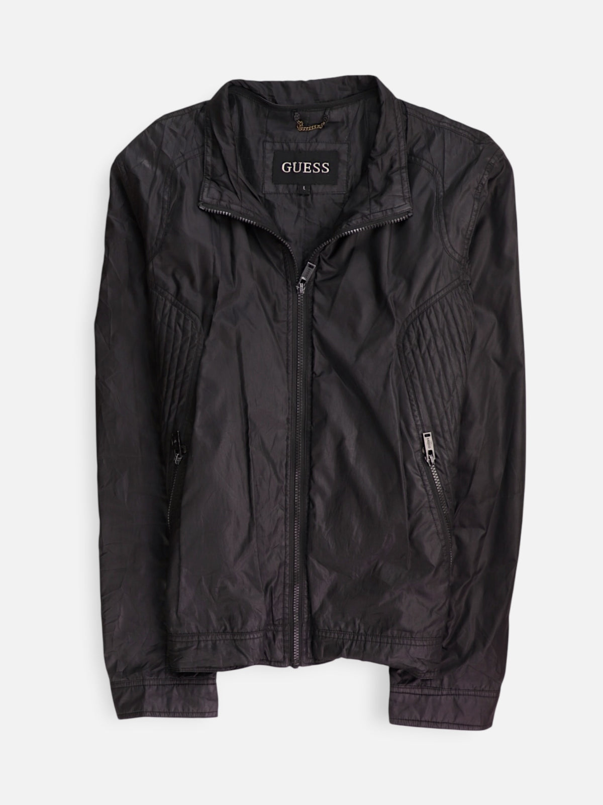 Guess Chaqueta Casual Impermeable - Hombre - Large