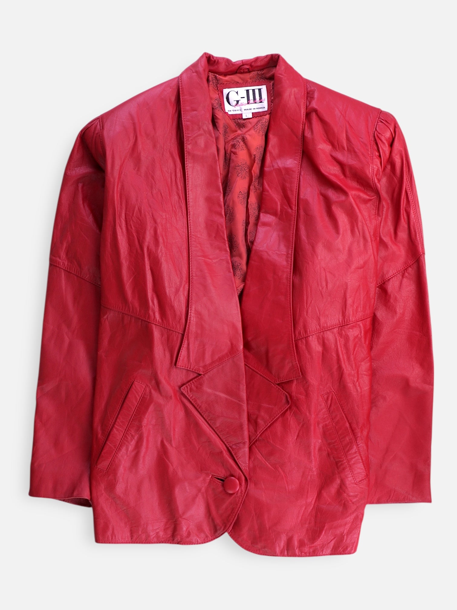 Chaqueta Cuero Basic - Mujer - Large