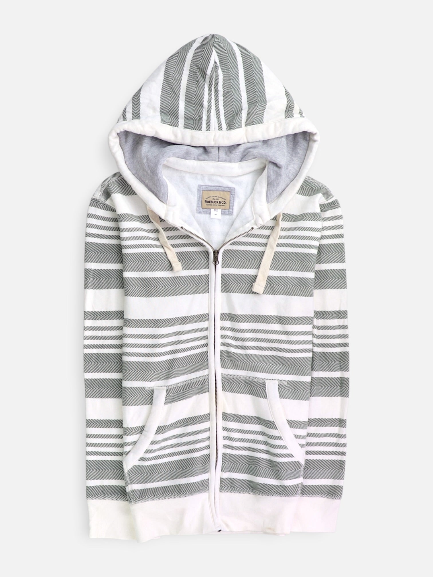 Sudadera Hoodie Color Block - Hombre - Small