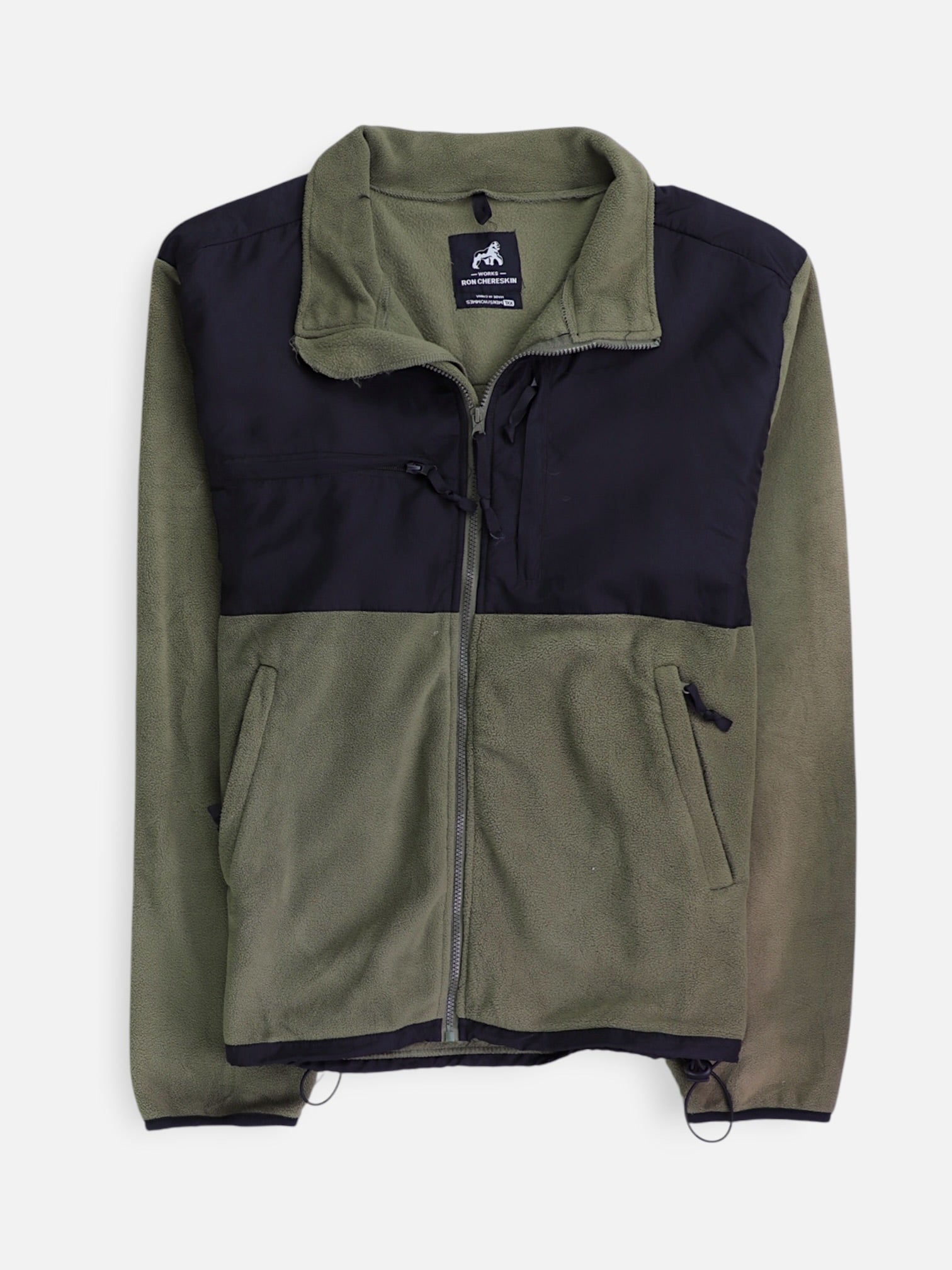 Sueter Fleece Color Block - Hombre - 2XL